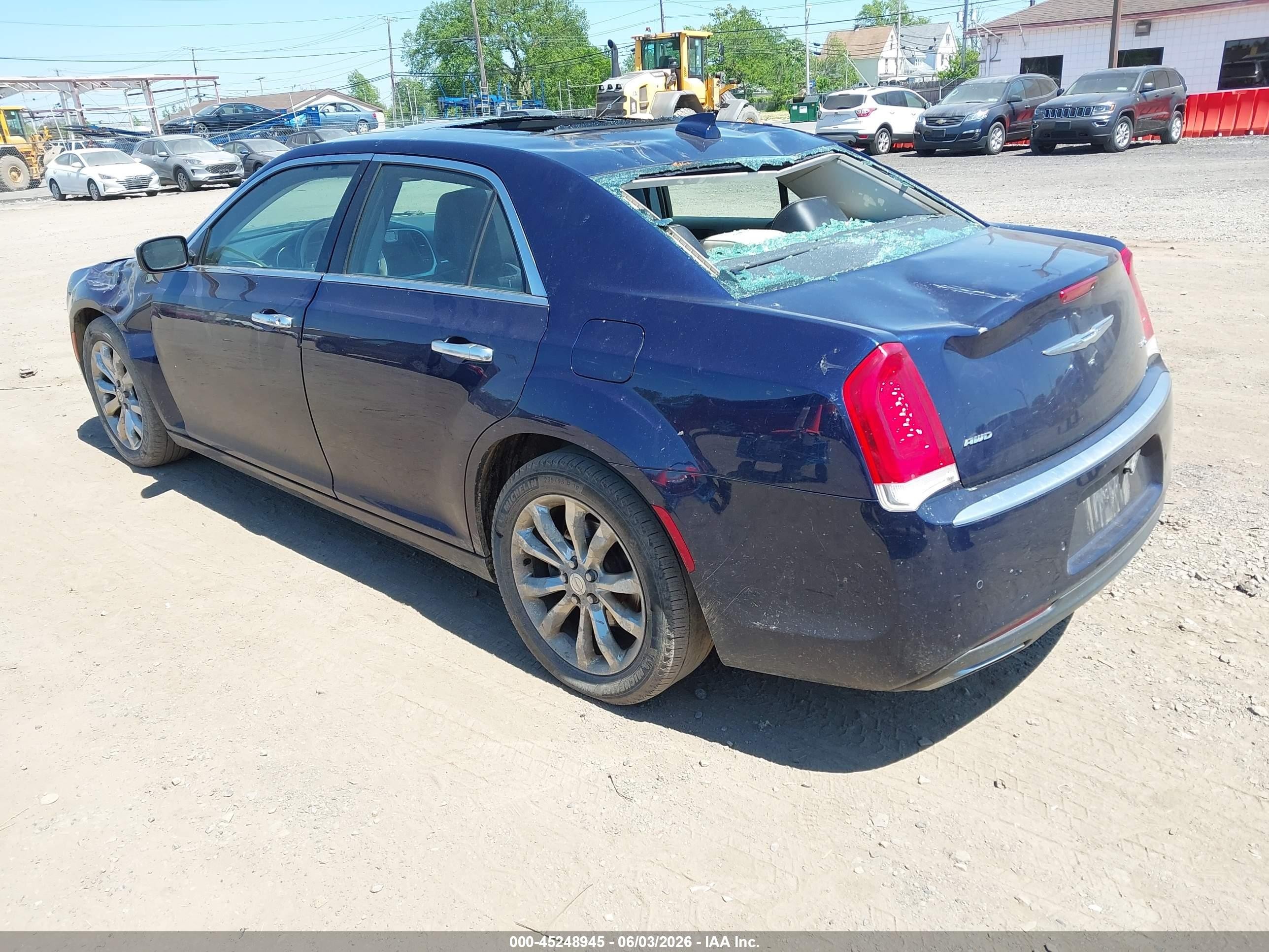 2015 Chrysler 300c Platinum Awd Синий vin: 2C3CCASG5FH773219