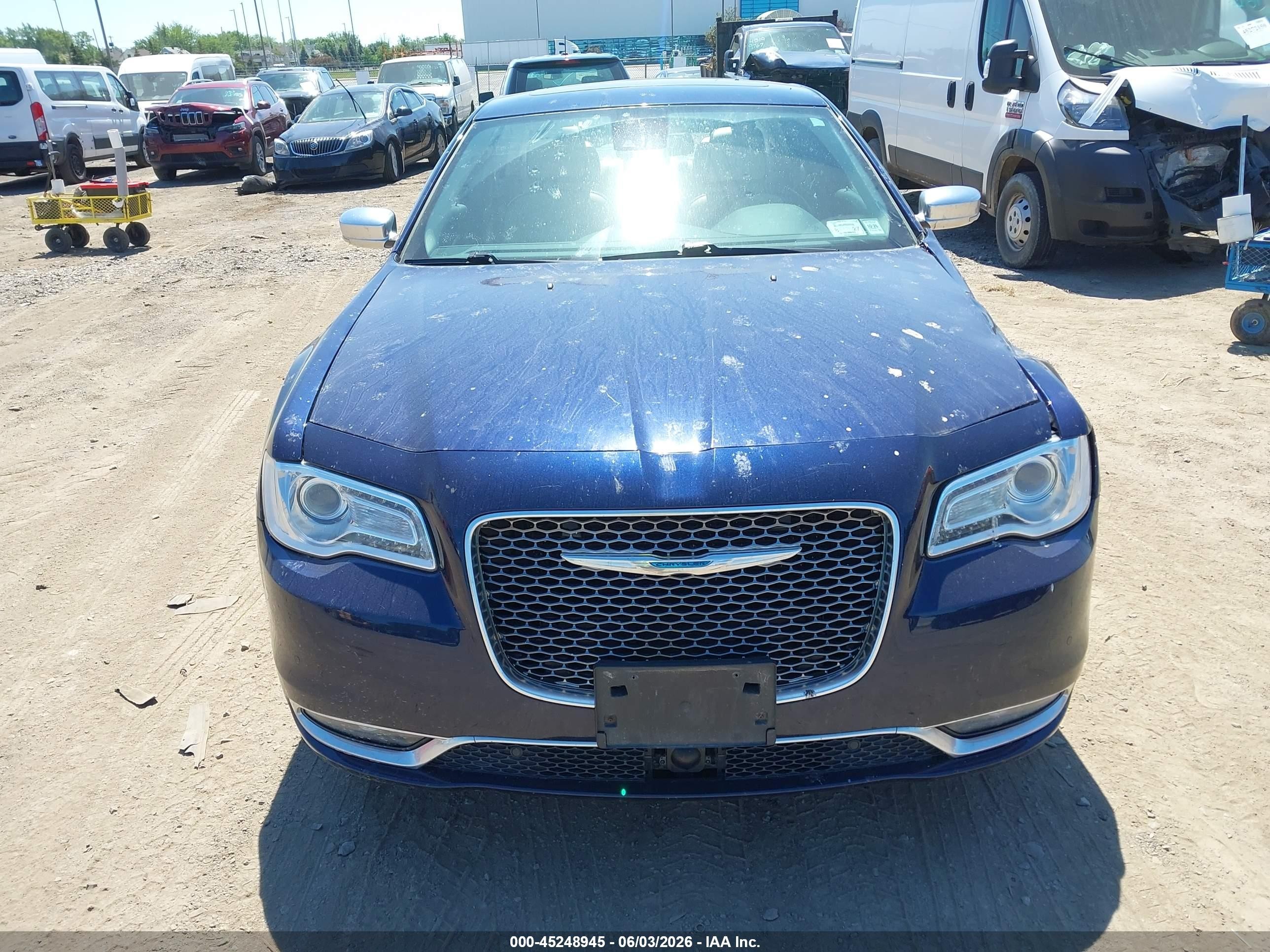 2015 Chrysler 300c Platinum Awd Синий vin: 2C3CCASG5FH773219