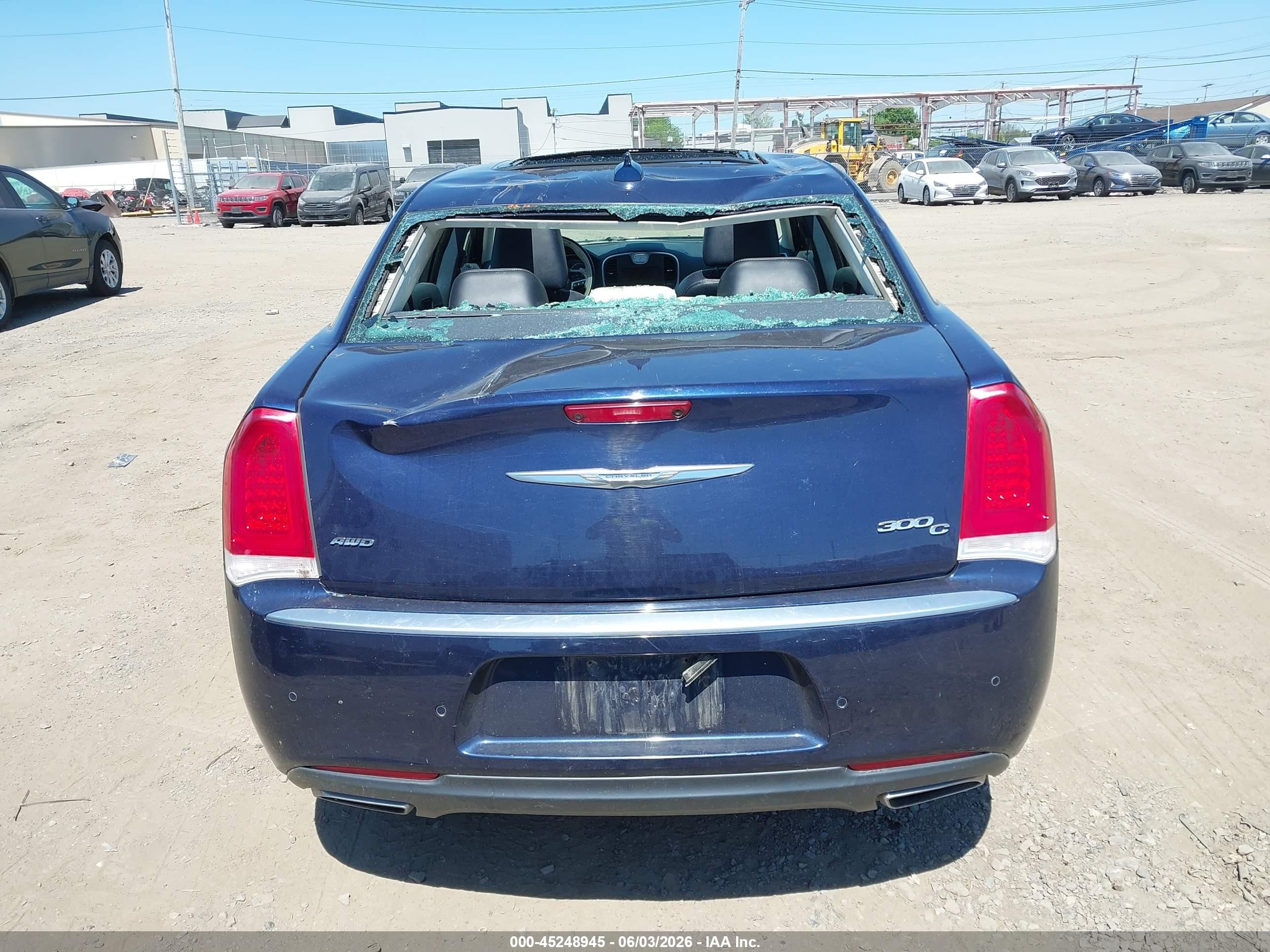 2015 Chrysler 300c Platinum Awd Синий vin: 2C3CCASG5FH773219