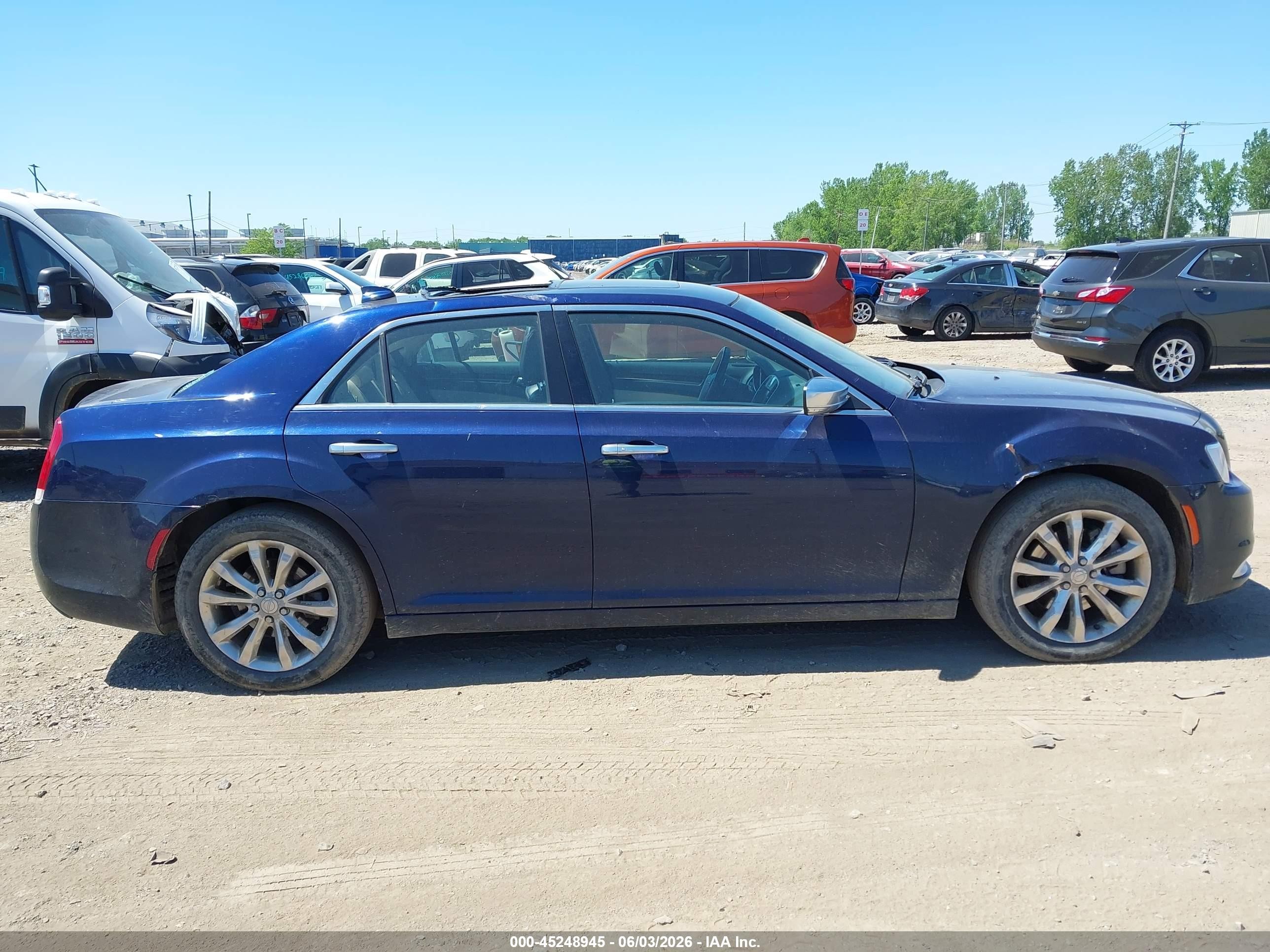 2015 Chrysler 300c Platinum Awd Синий vin: 2C3CCASG5FH773219
