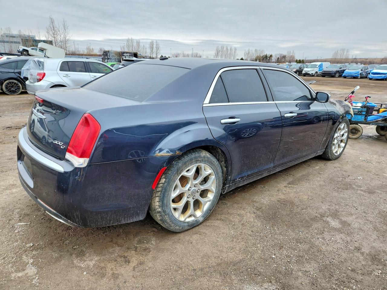 2016 Chrysler 300c Platinum Gray vin: 2C3CCASG7GH230987