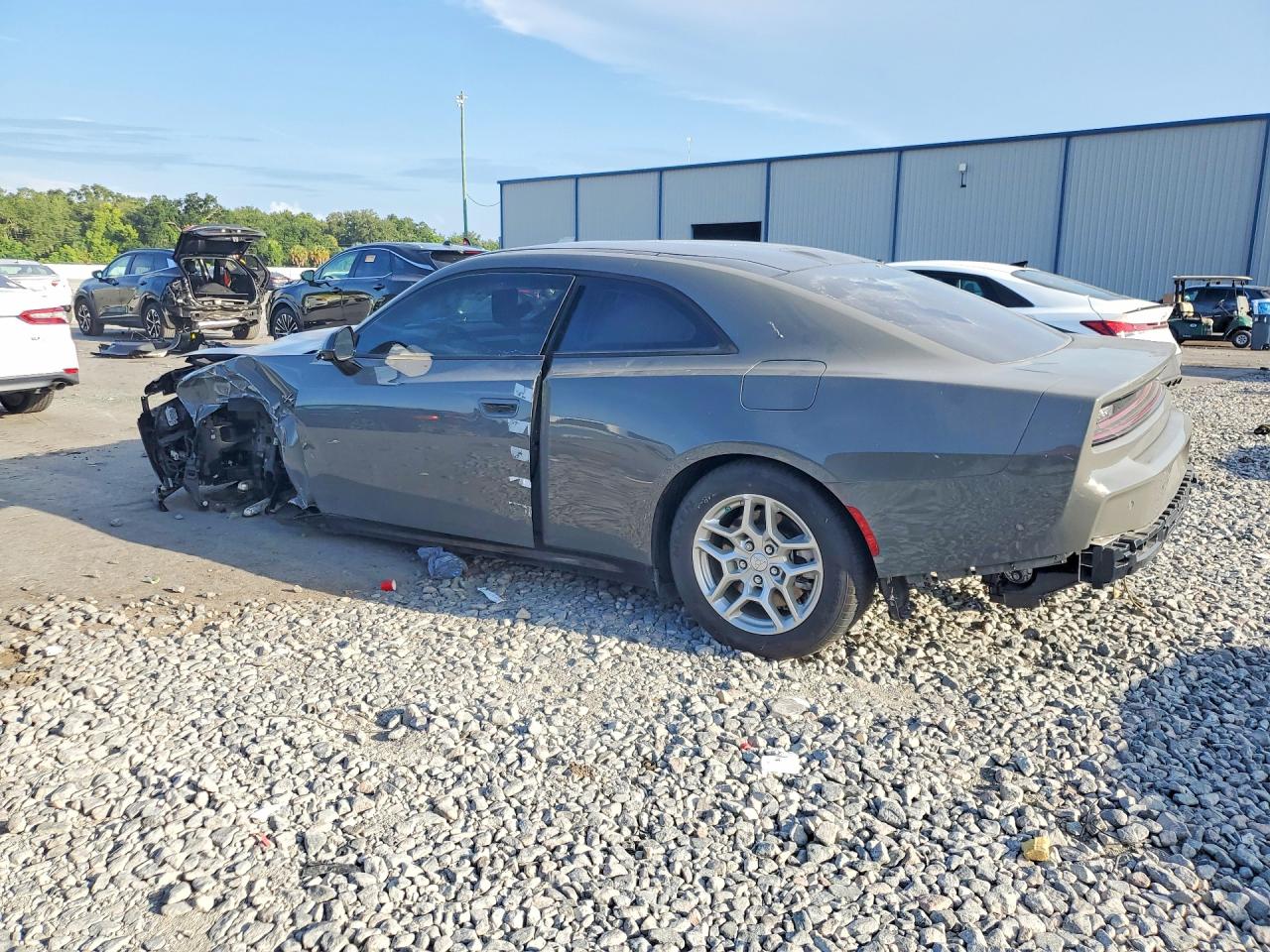 2025 Dodge Charger Daytona R/t Gray vin: 2C3CDBCK7SR559343