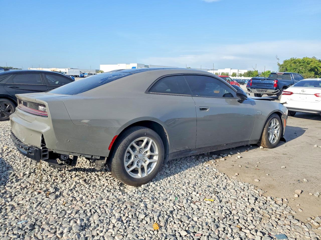 2025 Dodge Charger Daytona R/t Gray vin: 2C3CDBCK7SR559343