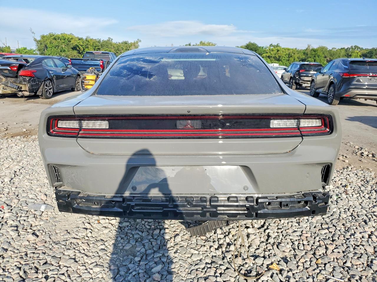2025 Dodge Charger Daytona R/t Gray vin: 2C3CDBCK7SR559343
