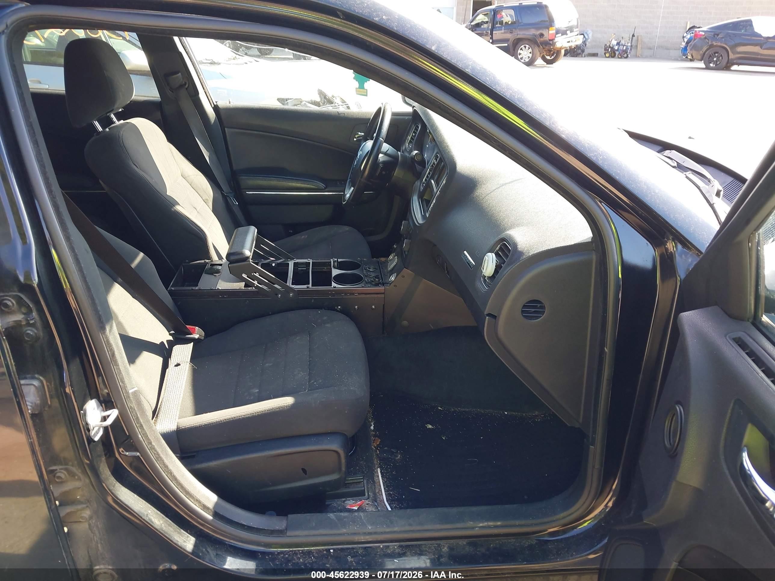 2012 Dodge Charger Police Black vin: 2C3CDXAG0CH215260
