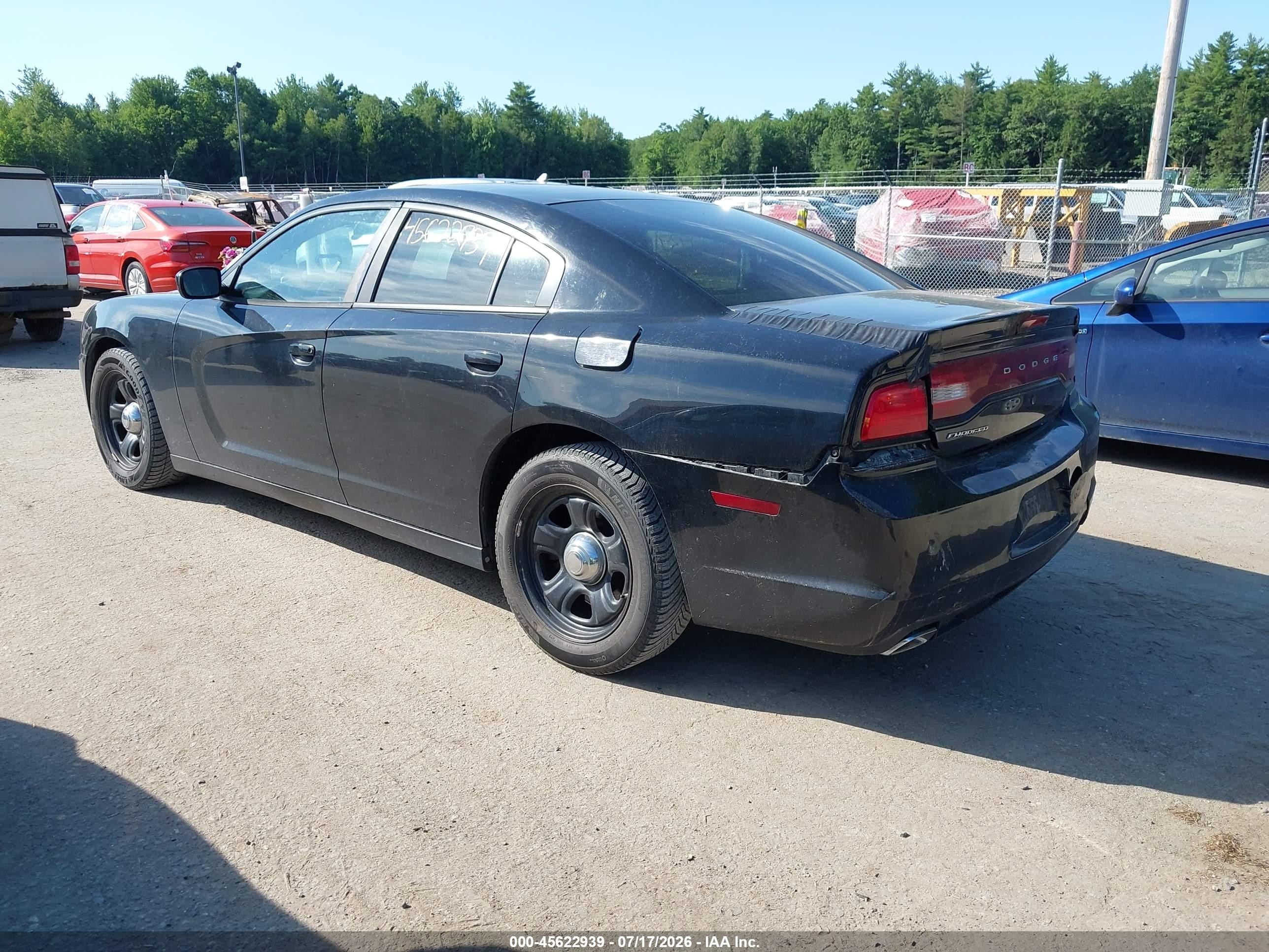2012 Dodge Charger Police Black vin: 2C3CDXAG0CH215260