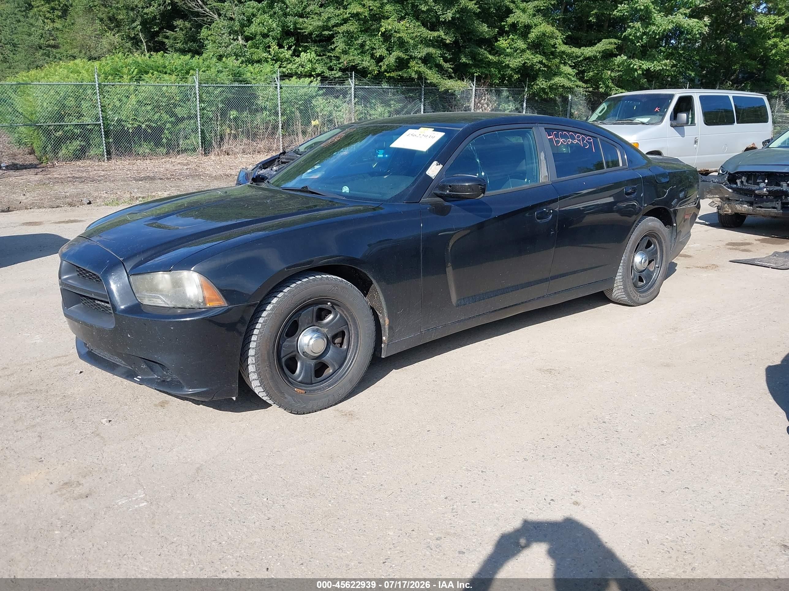 2012 Dodge Charger Police Black vin: 2C3CDXAG0CH215260