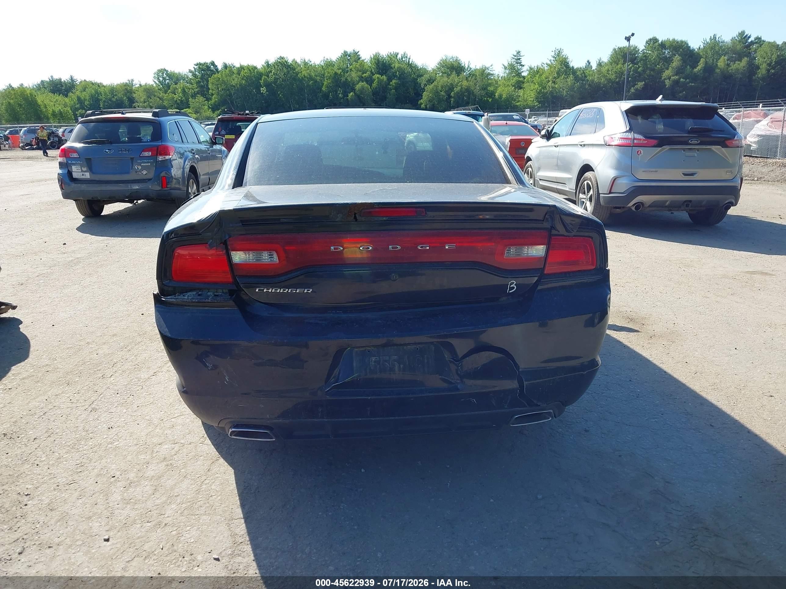 2012 Dodge Charger Police Black vin: 2C3CDXAG0CH215260