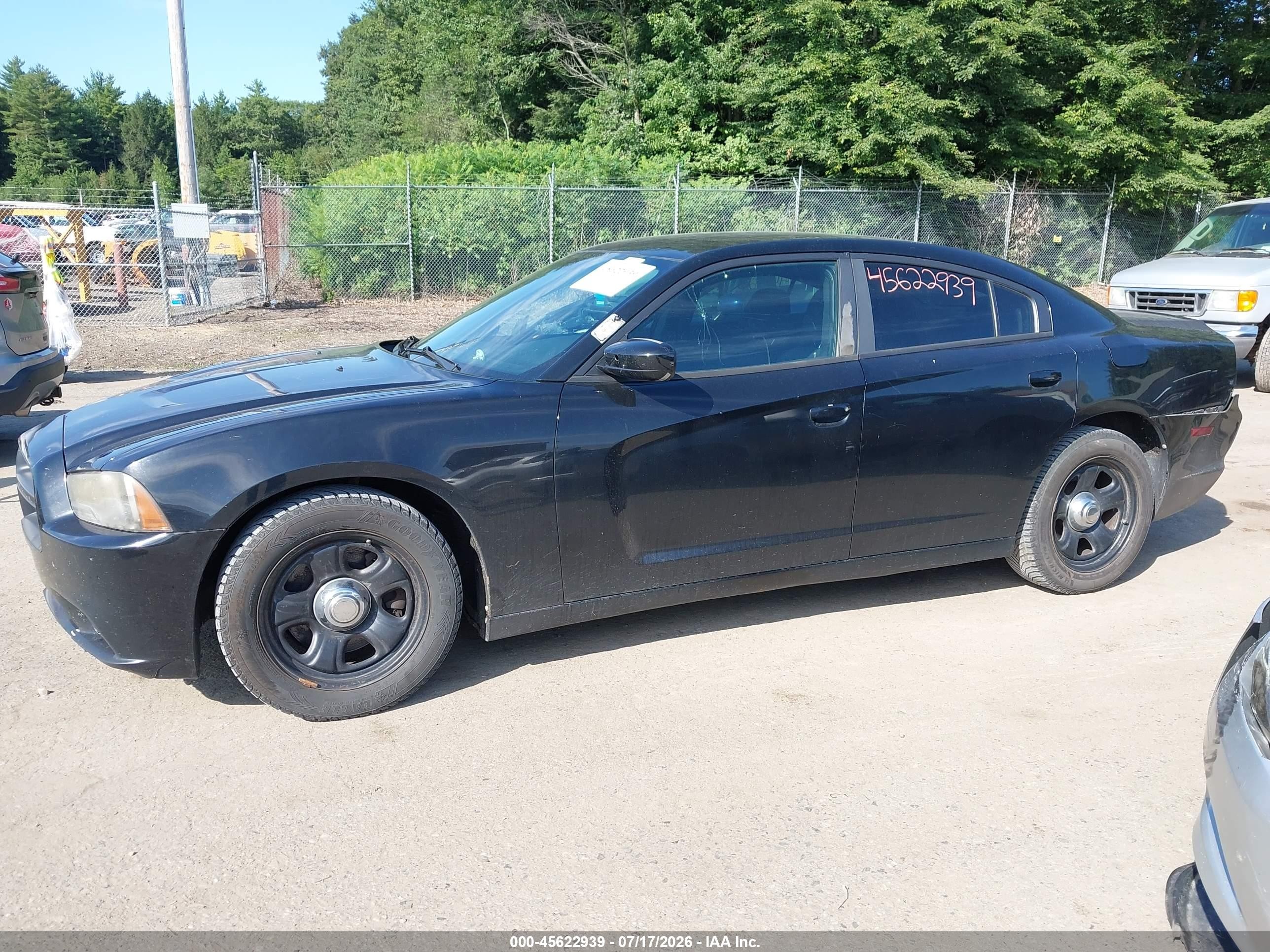 2012 Dodge Charger Police Black vin: 2C3CDXAG0CH215260
