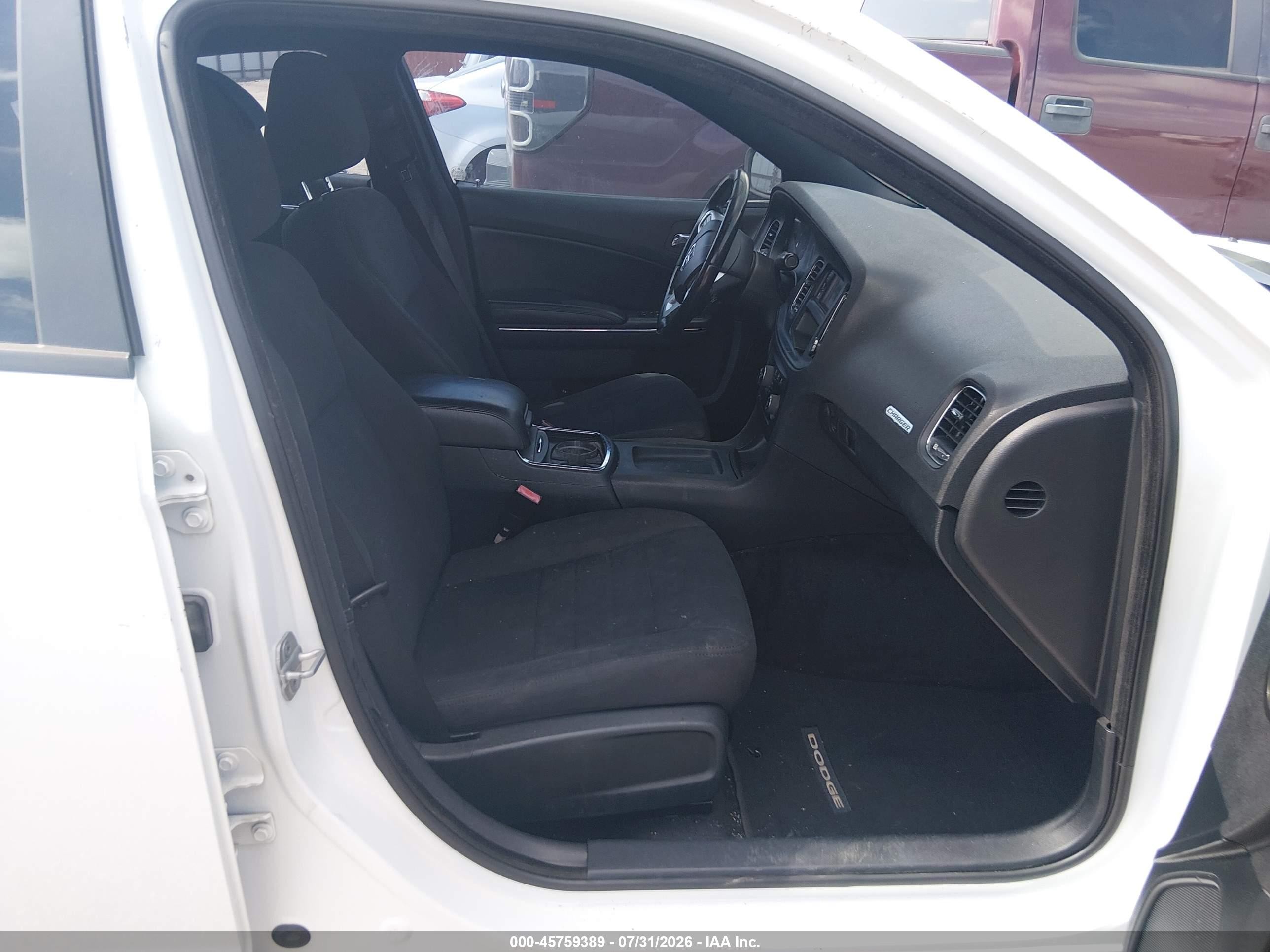2013 Dodge Charger Police White vin: 2C3CDXAG0DH522090