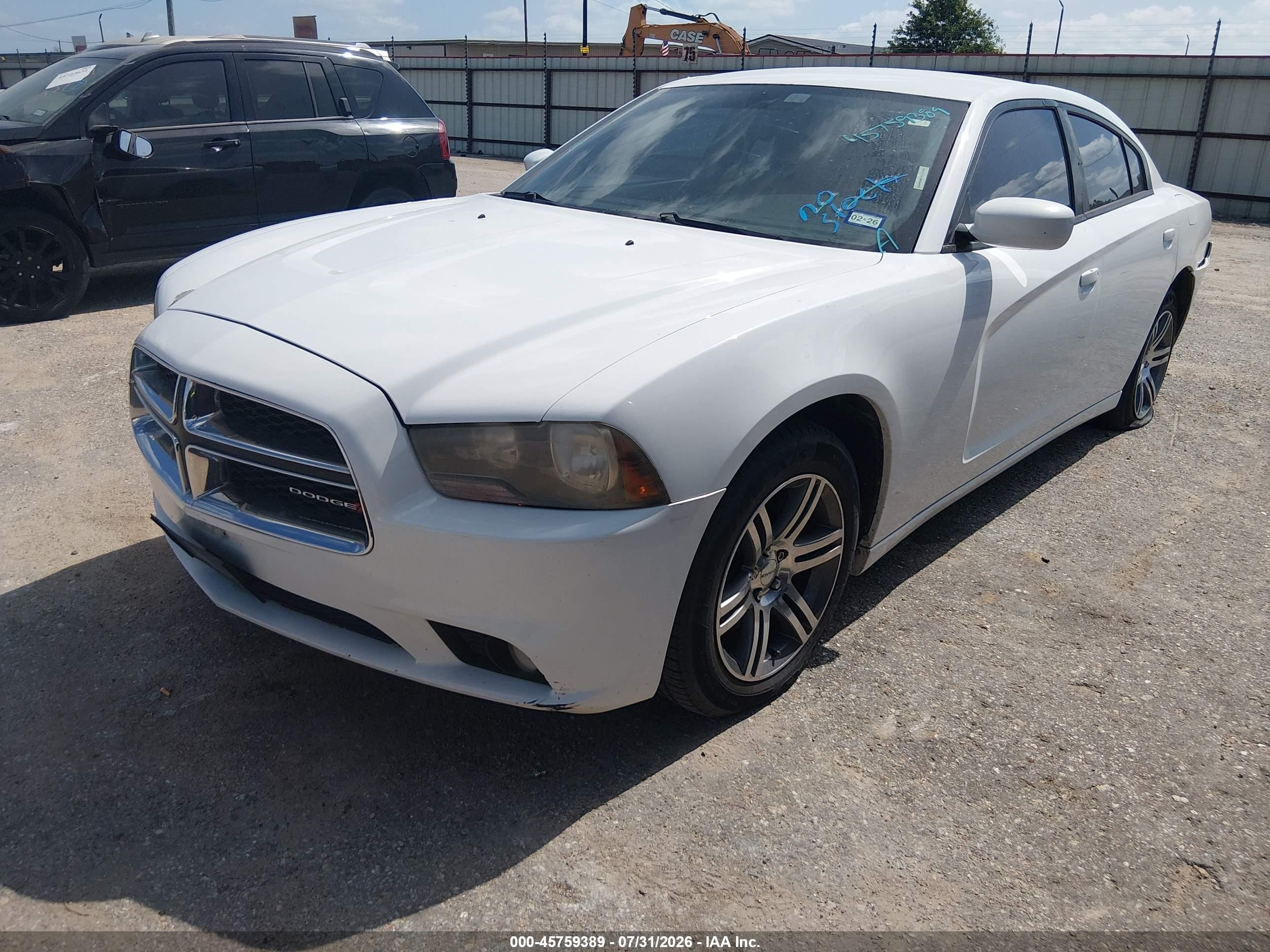 2013 Dodge Charger Police White vin: 2C3CDXAG0DH522090