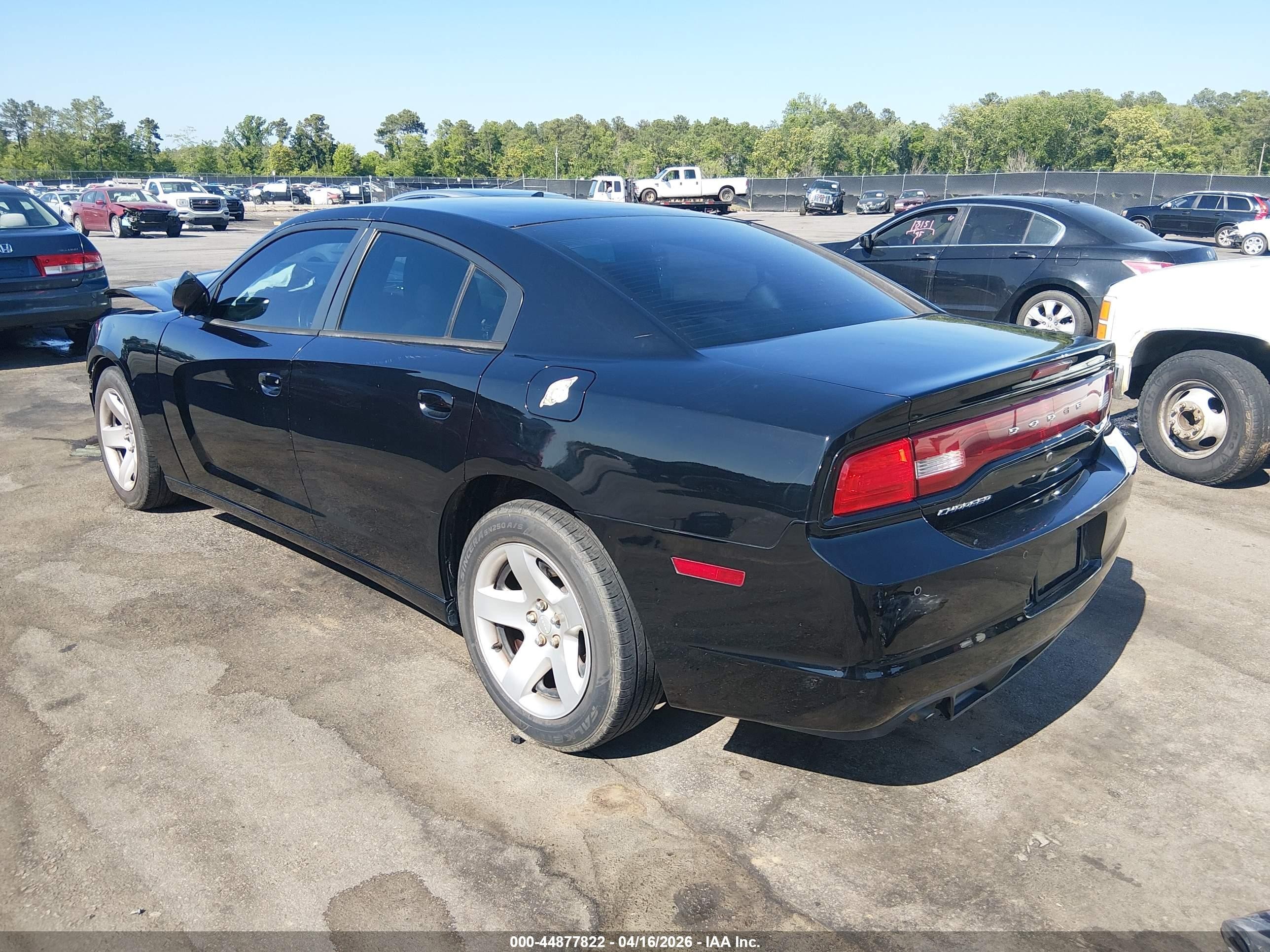 2014 Dodge Charger Police Black vin: 2C3CDXAG0EH257110