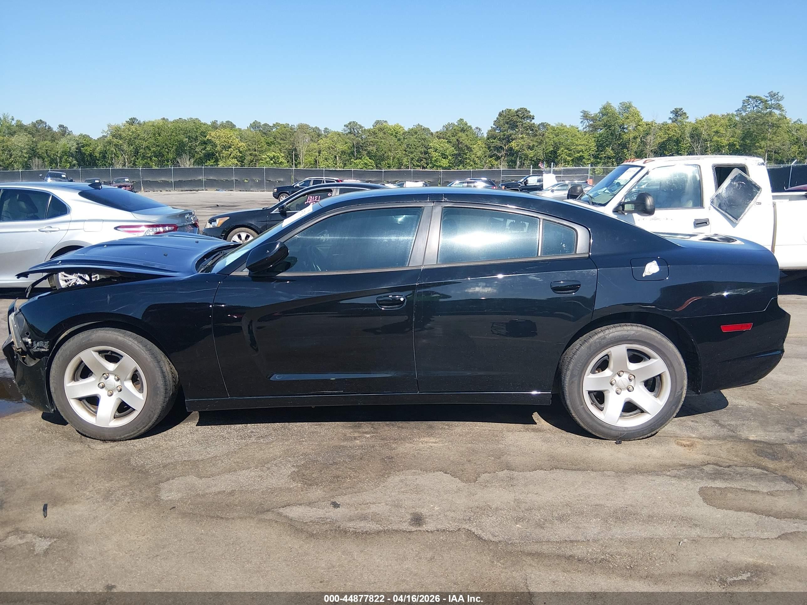 2014 Dodge Charger Police Black vin: 2C3CDXAG0EH257110