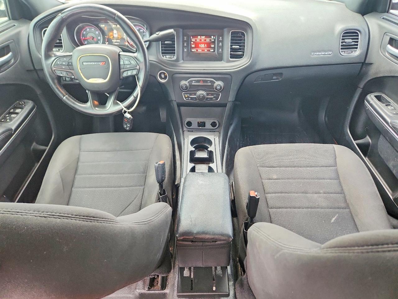 2015 Dodge Charger Police Gray vin: 2C3CDXAG0FH875299
