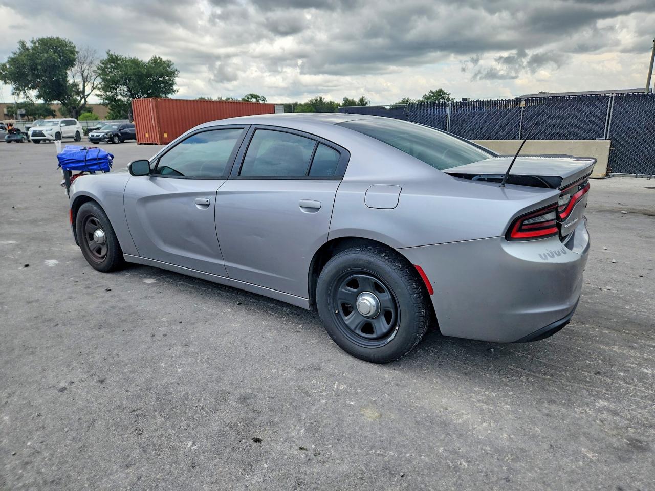 2015 Dodge Charger Police Gray vin: 2C3CDXAG0FH875299