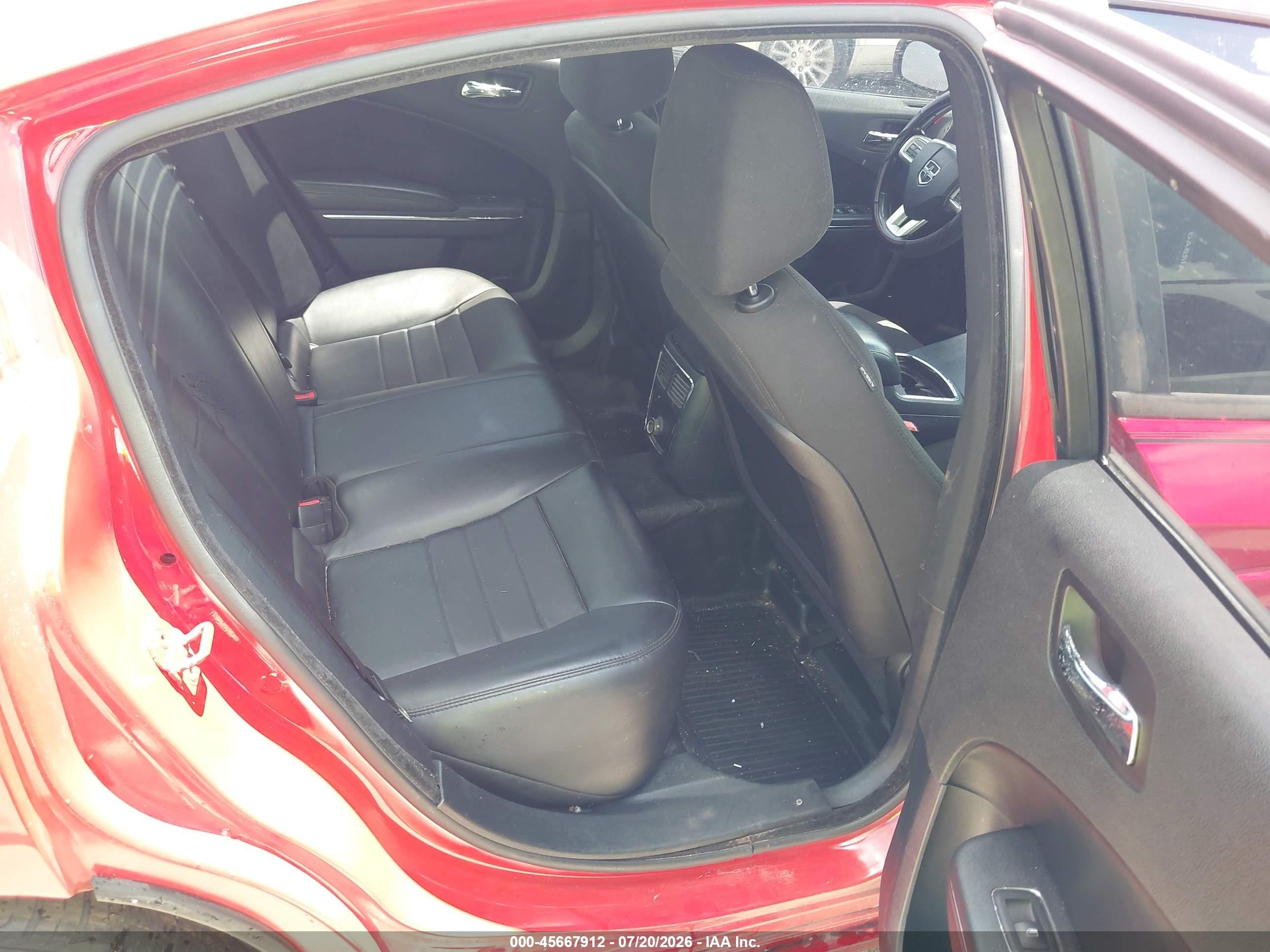 2013 Dodge Charger Police Red vin: 2C3CDXAG1DH608623
