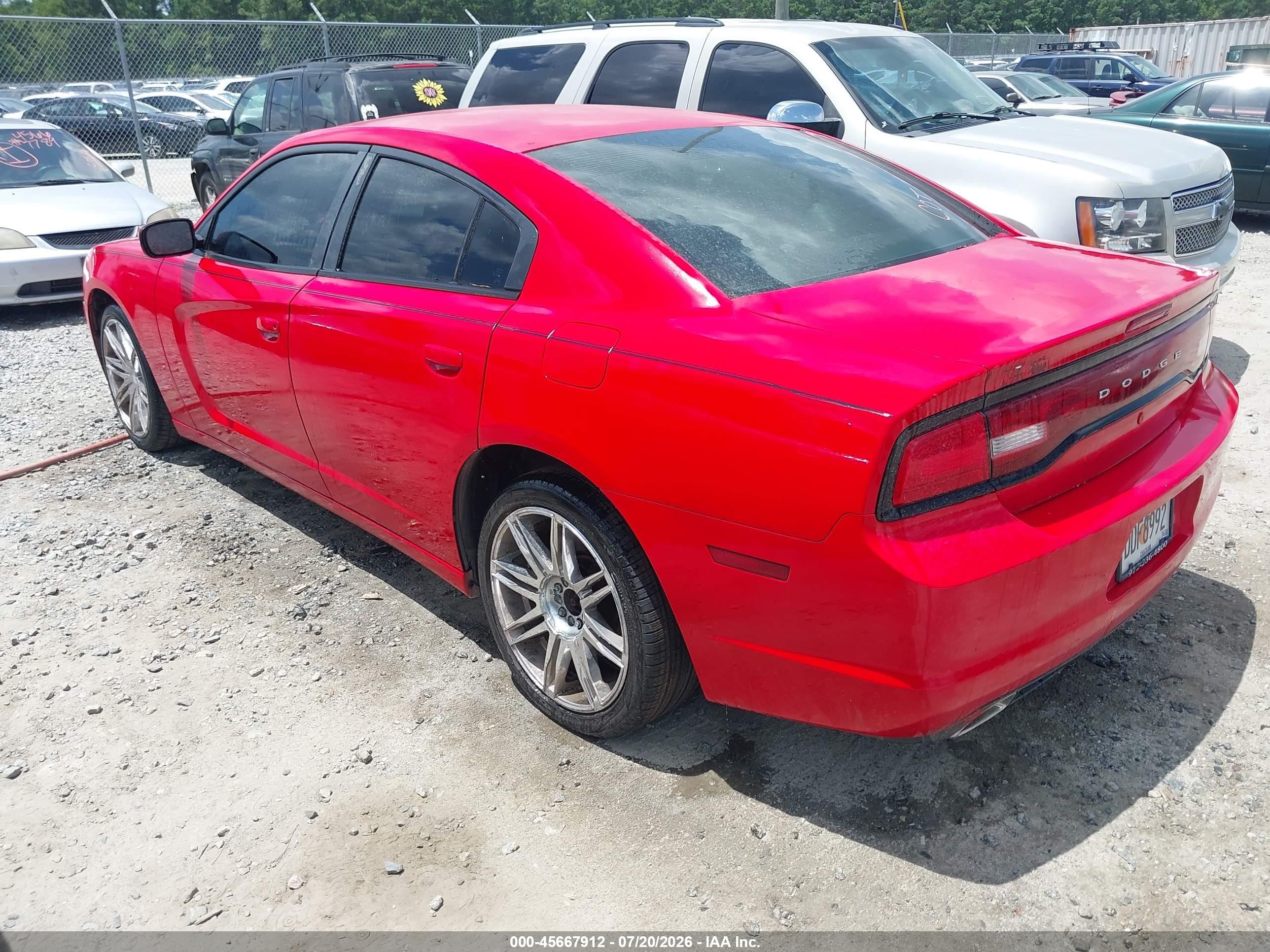 2013 Dodge Charger Police Red vin: 2C3CDXAG1DH608623
