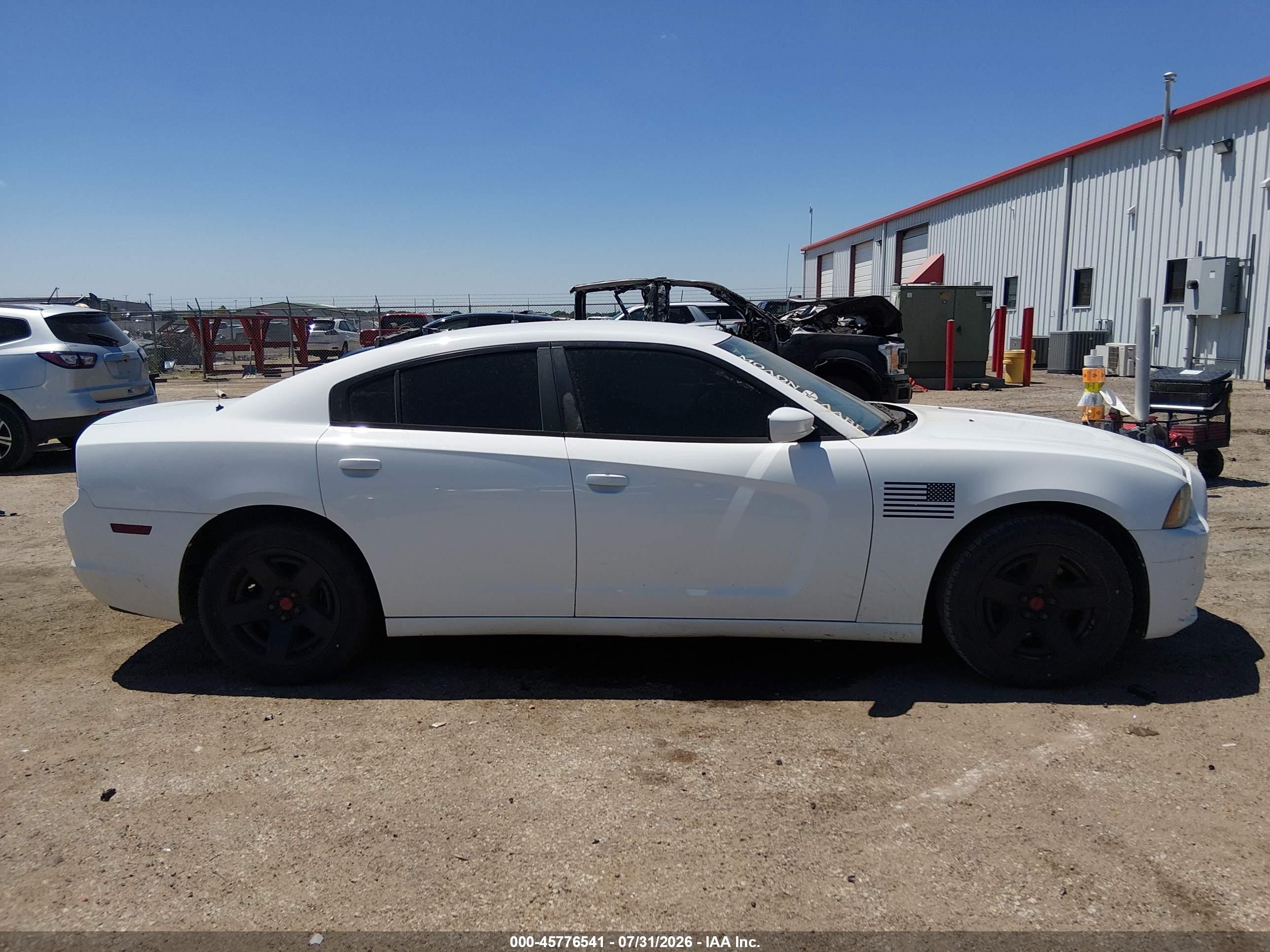 2013 Dodge Charger Police White vin: 2C3CDXAG1DH721200