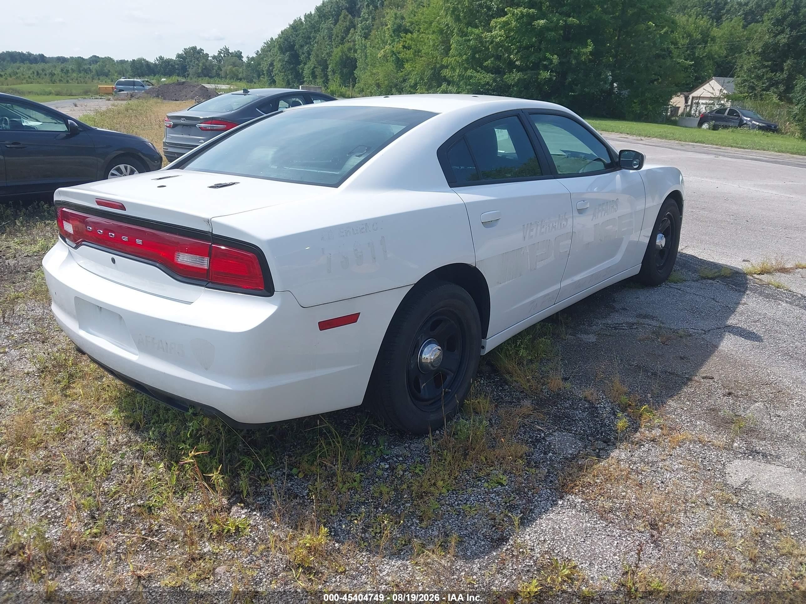 2014 Dodge Charger Police White vin: 2C3CDXAG1EH332297