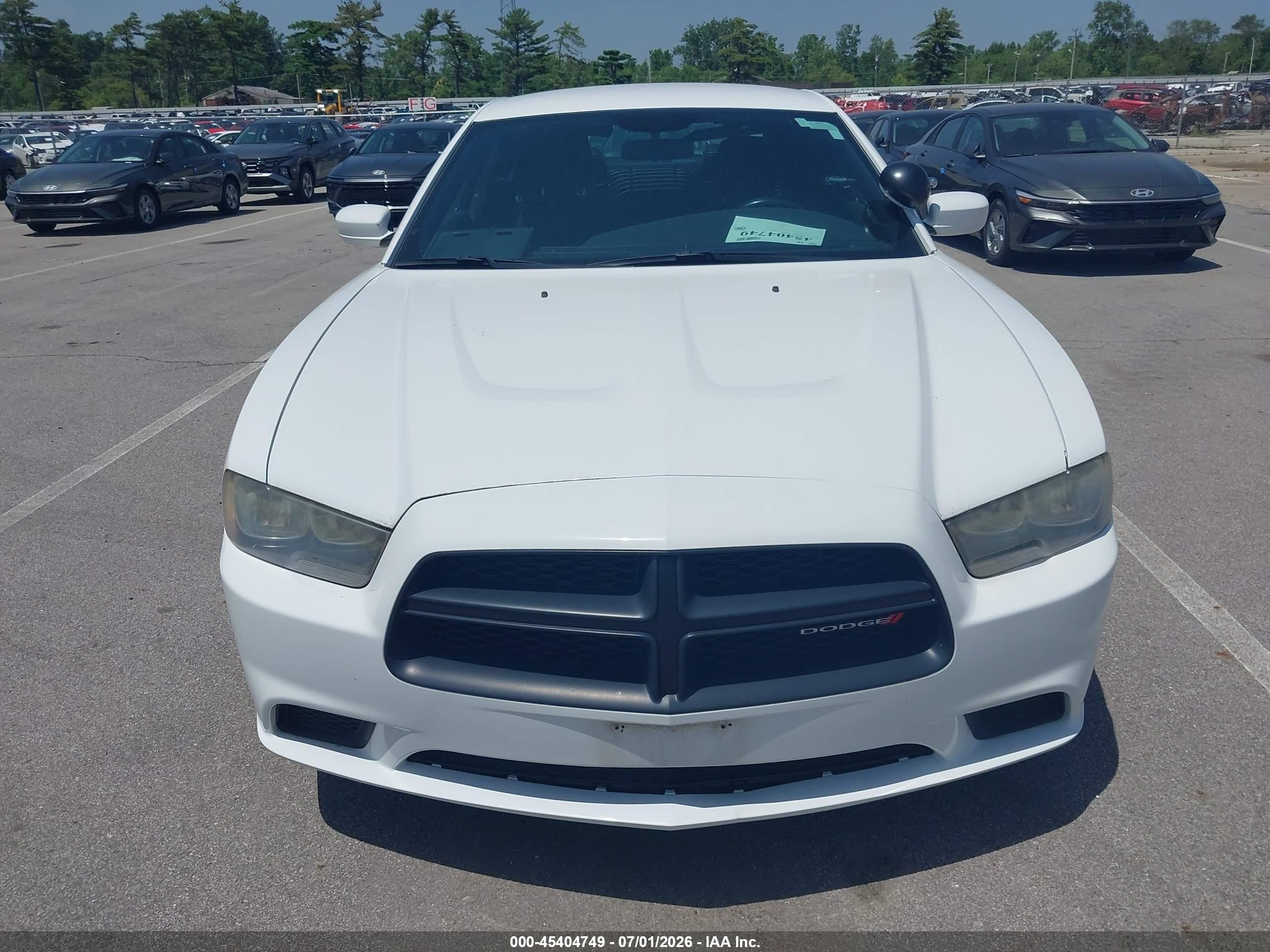 2014 Dodge Charger Police White vin: 2C3CDXAG1EH332297