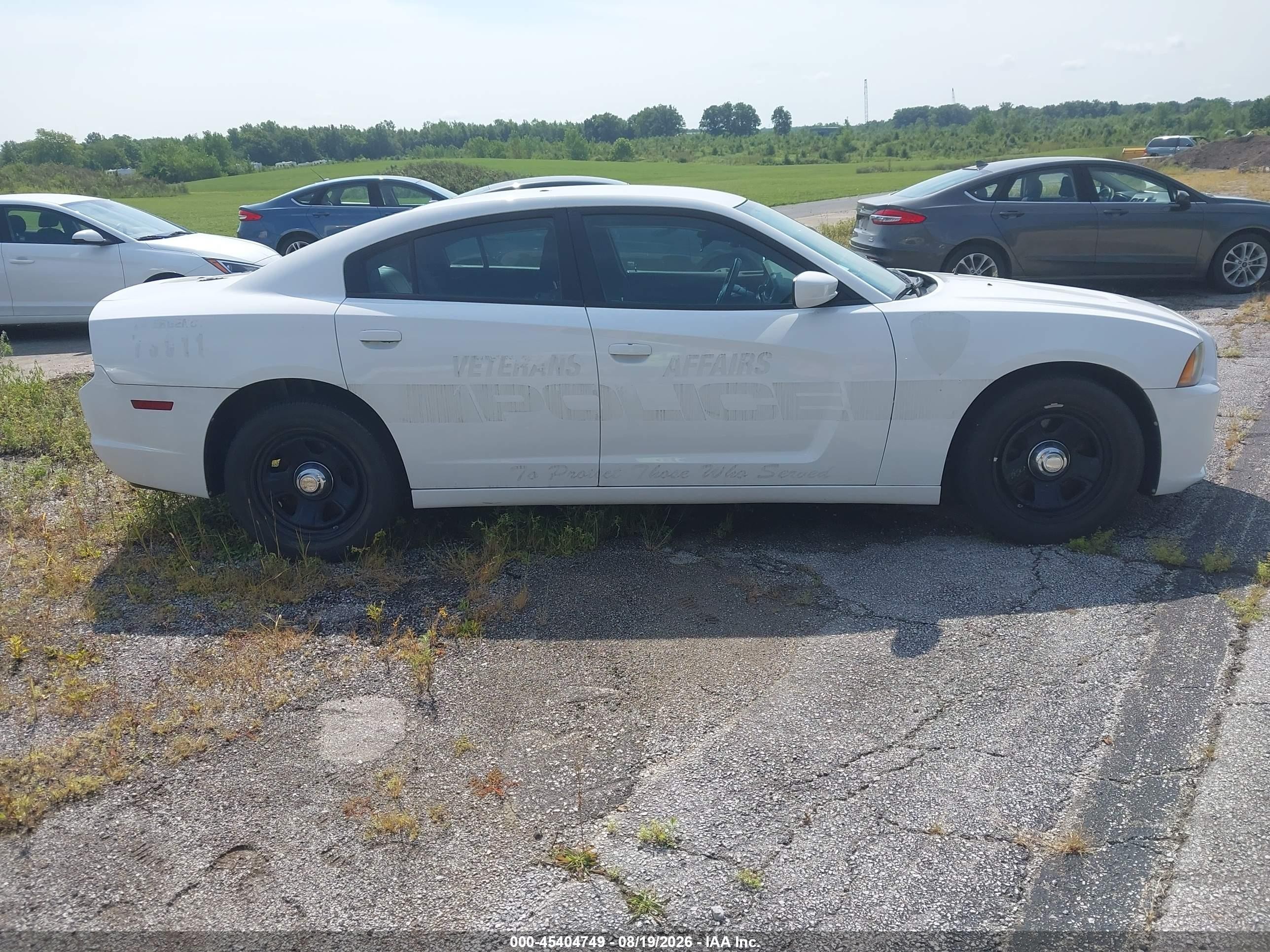 2014 Dodge Charger Police White vin: 2C3CDXAG1EH332297