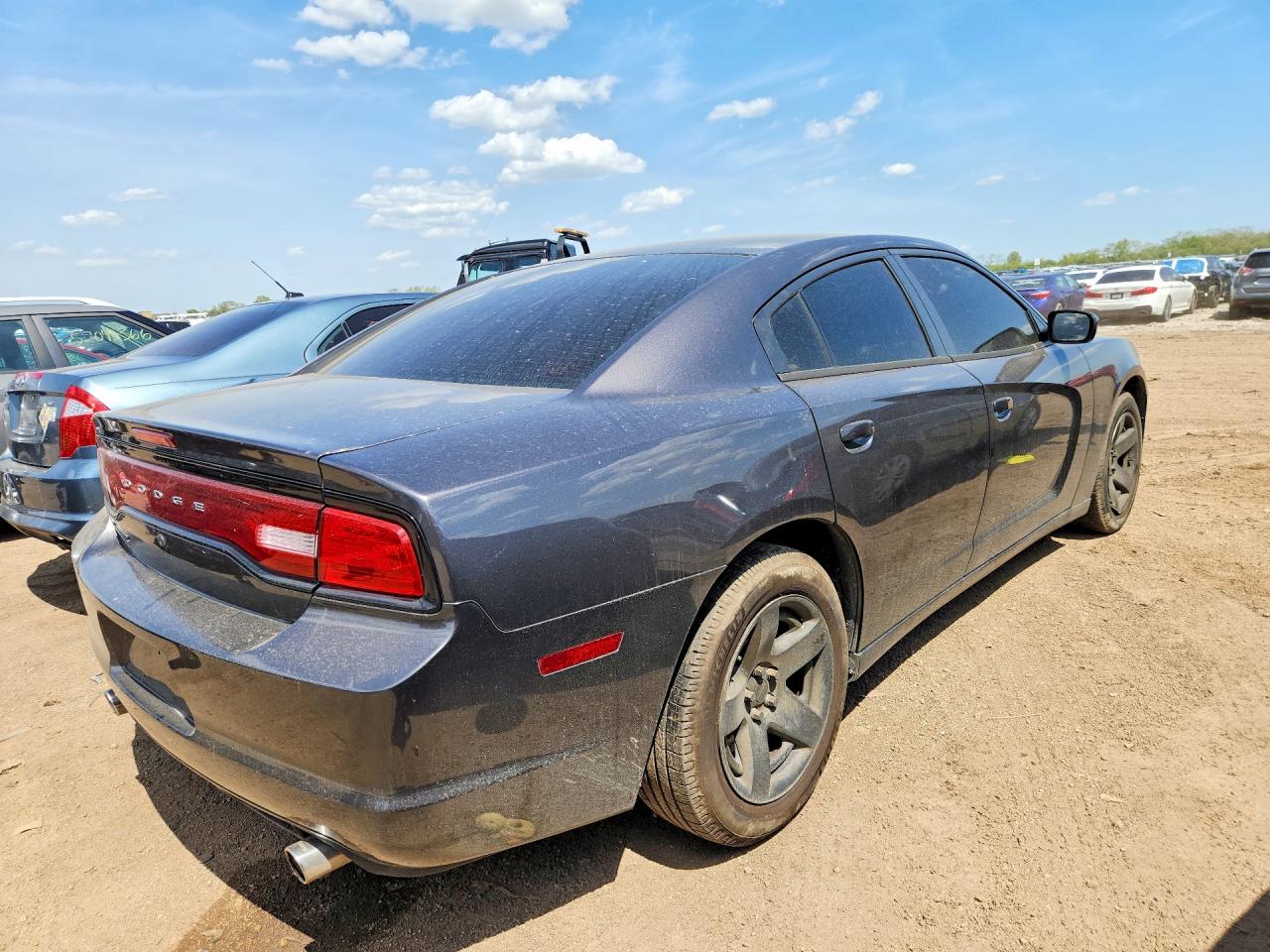 2014 Dodge Charger Police Черный vin: 2C3CDXAG3EH135454