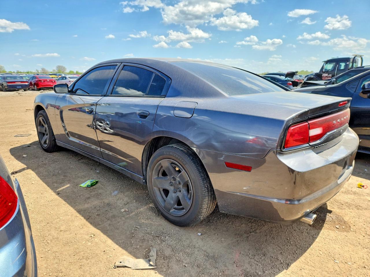 2014 Dodge Charger Police Черный vin: 2C3CDXAG3EH135454