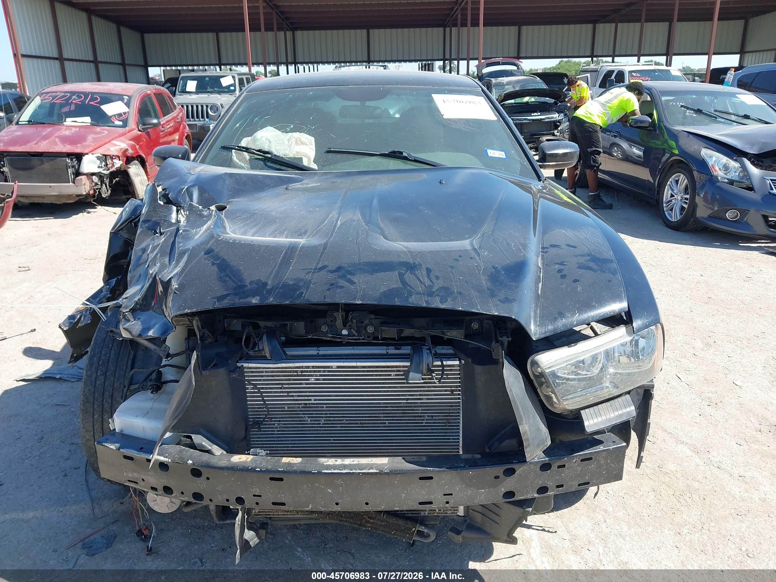 2014 Dodge Charger Police Black vin: 2C3CDXAG3EH186209
