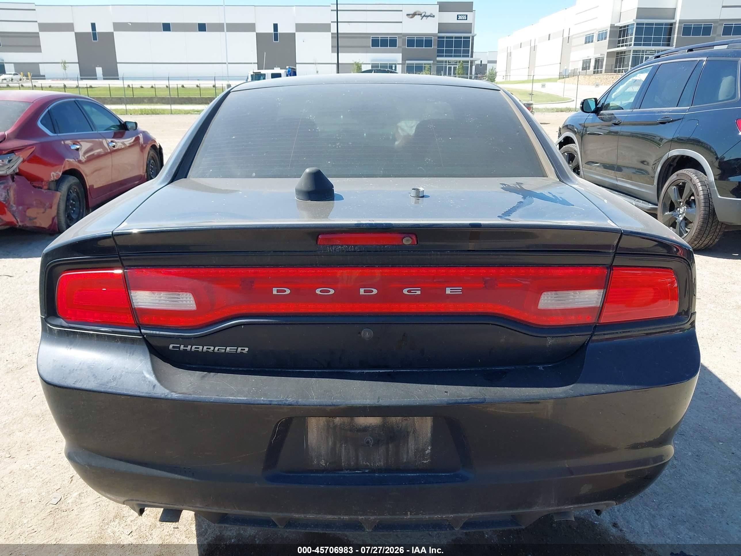 2014 Dodge Charger Police Black vin: 2C3CDXAG3EH186209