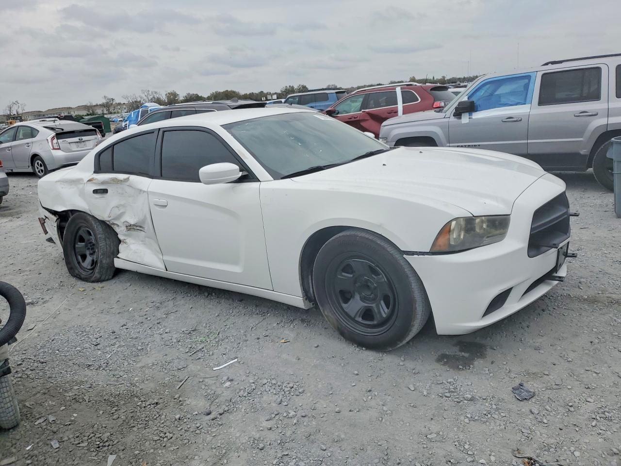 2012 Dodge Charger Police White vin: 2C3CDXAG4CH280113