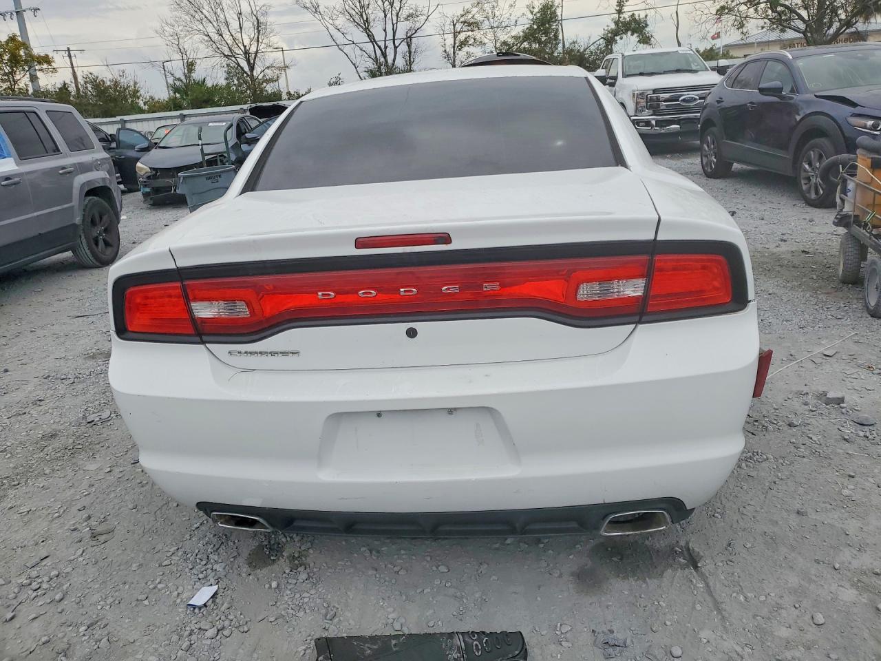 2012 Dodge Charger Police White vin: 2C3CDXAG4CH280113
