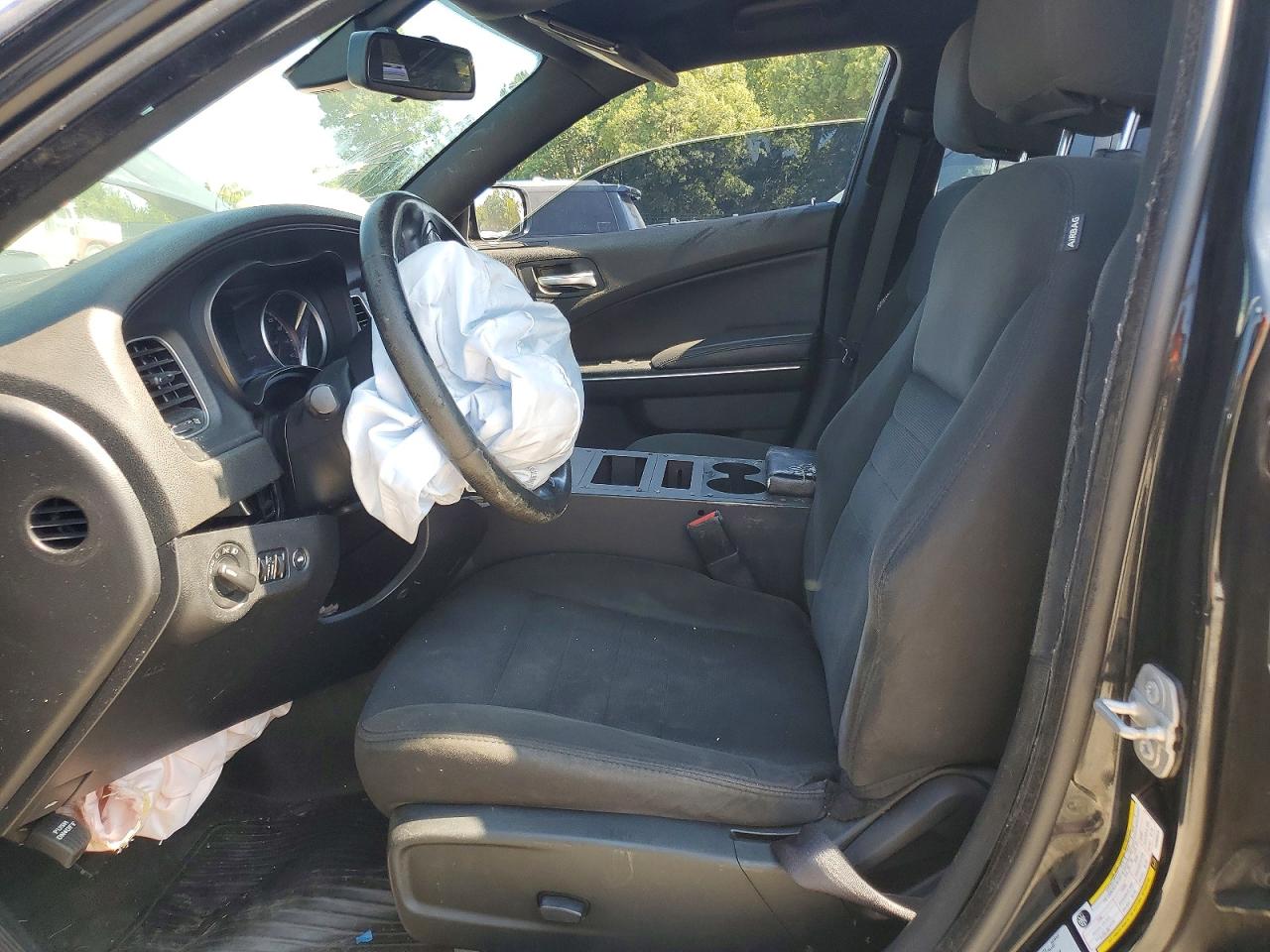 2015 Dodge Charger Police Black vin: 2C3CDXAG5FH890672