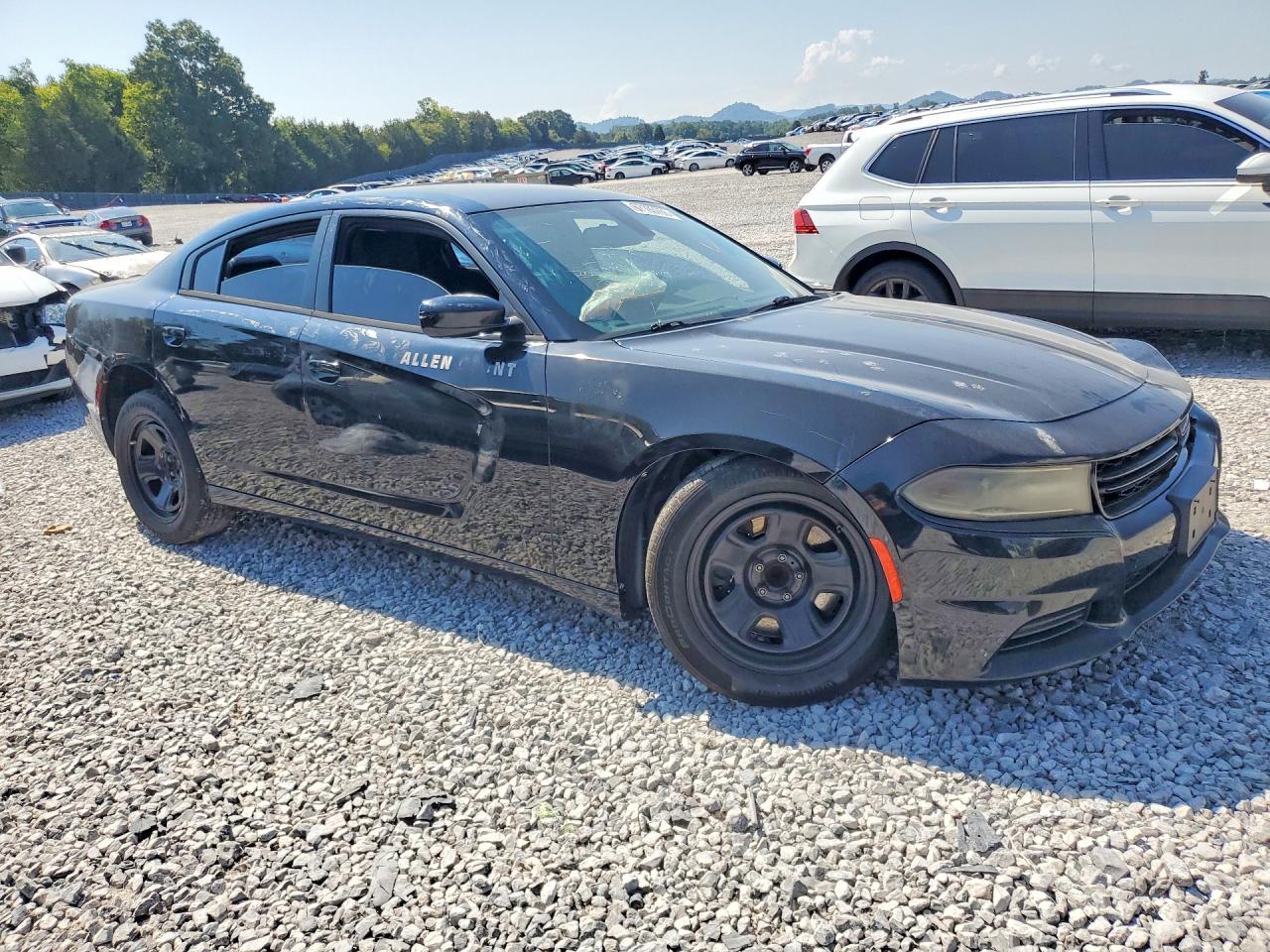 2015 Dodge Charger Police Black vin: 2C3CDXAG5FH890672