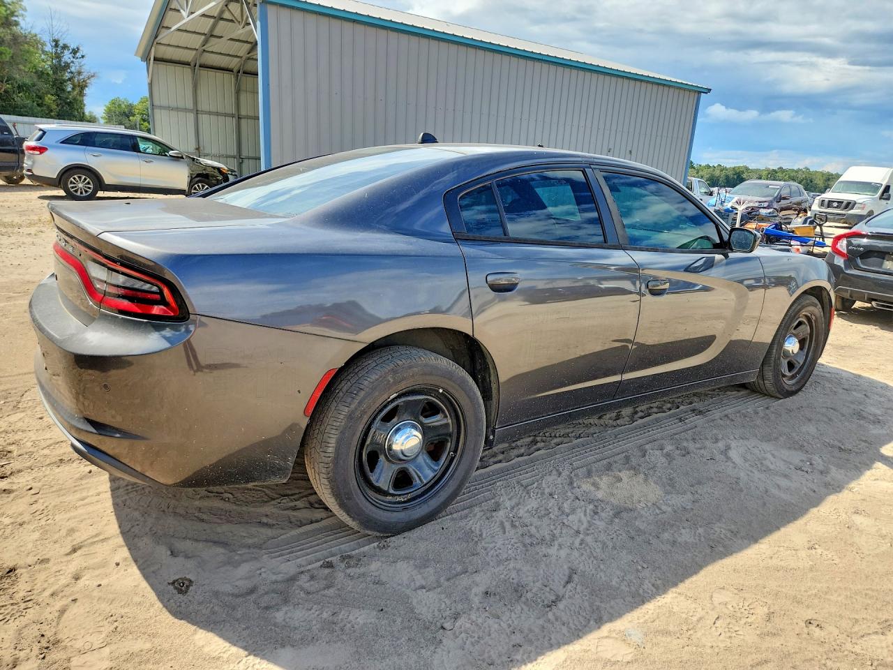 2019 Dodge Charger Police Charcoal vin: 2C3CDXAG5KH734254