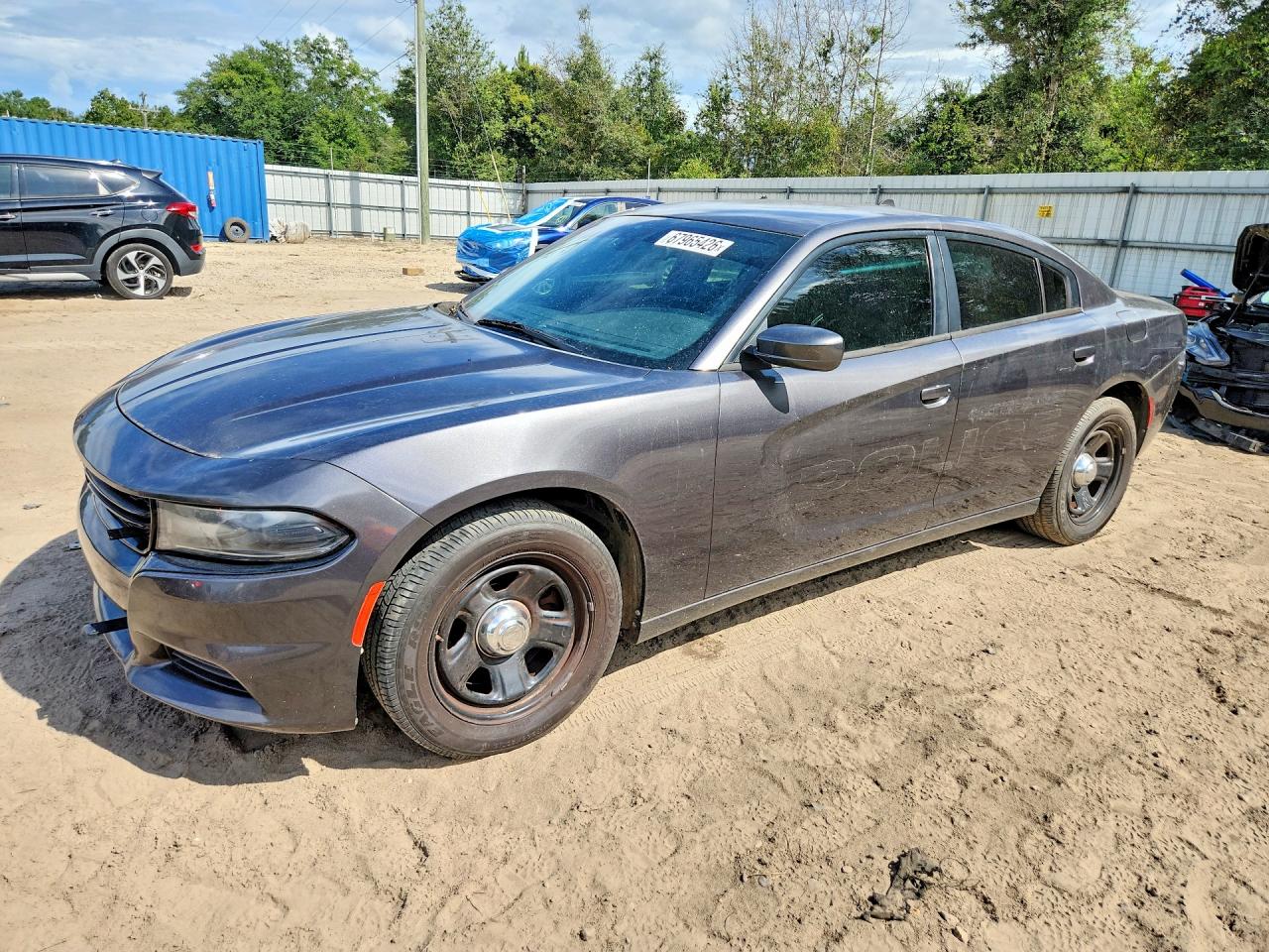2019 Dodge Charger Police Charcoal vin: 2C3CDXAG5KH734254