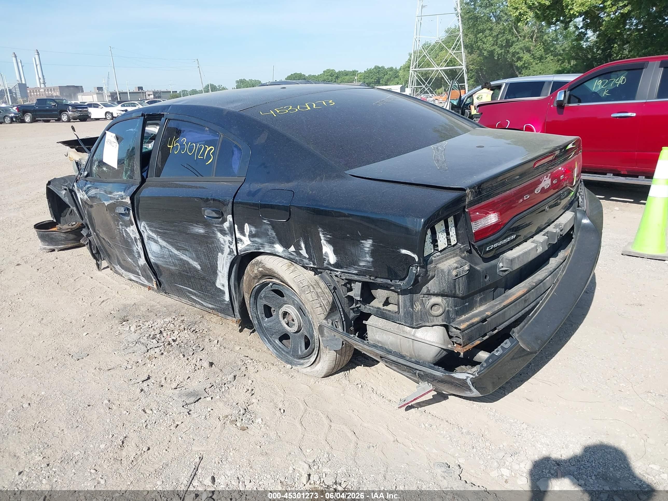 2014 Dodge Charger Police Black vin: 2C3CDXAG6EH194711