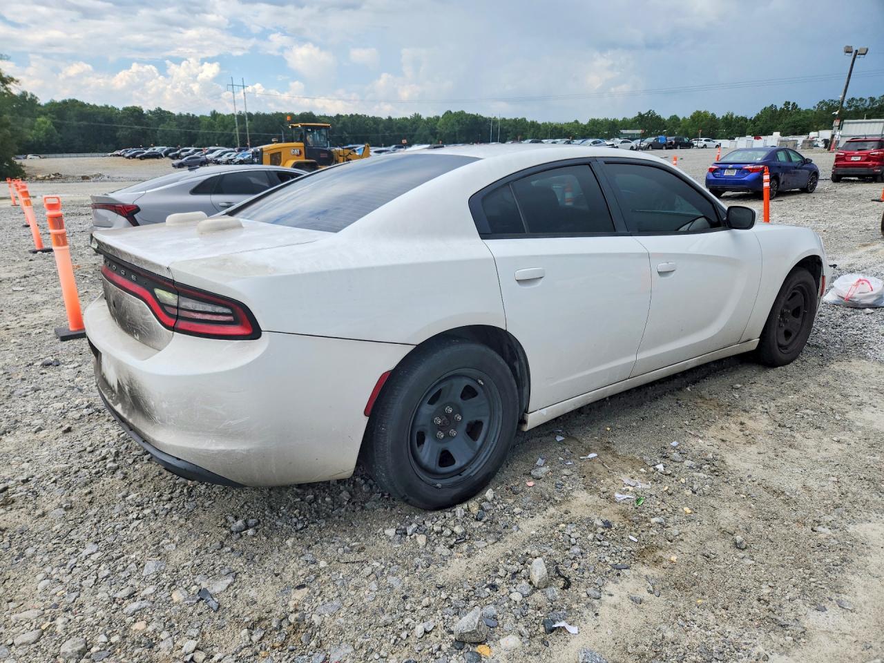 2015 Dodge Charger Police Белый vin: 2C3CDXAG6FH748654