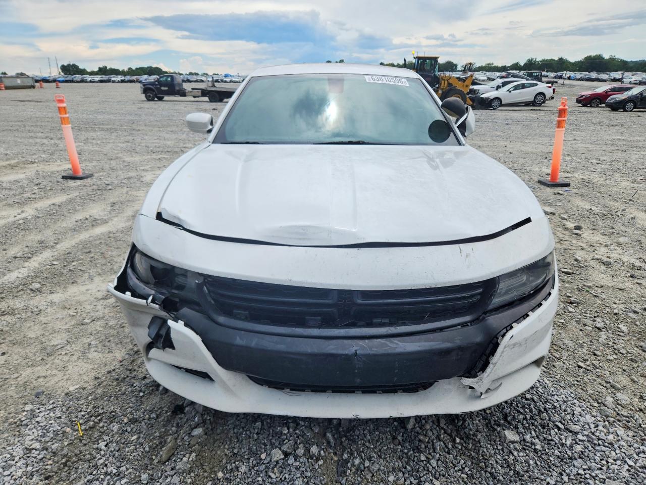 2015 Dodge Charger Police Белый vin: 2C3CDXAG6FH748654