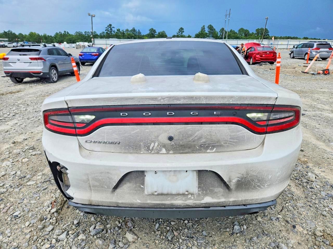 2015 Dodge Charger Police Белый vin: 2C3CDXAG6FH748654
