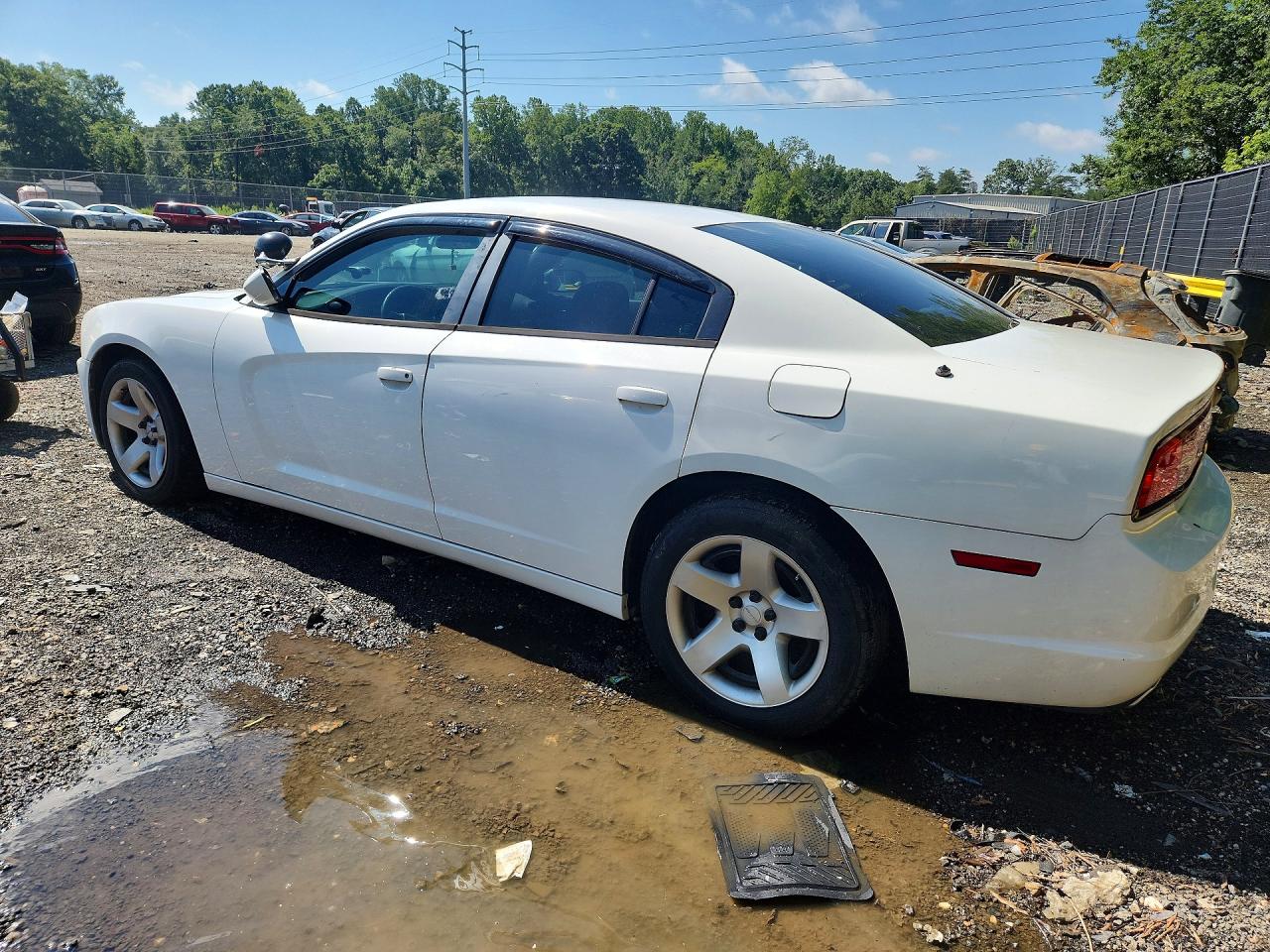 2012 Dodge Charger Police White vin: 2C3CDXAG7CH304422