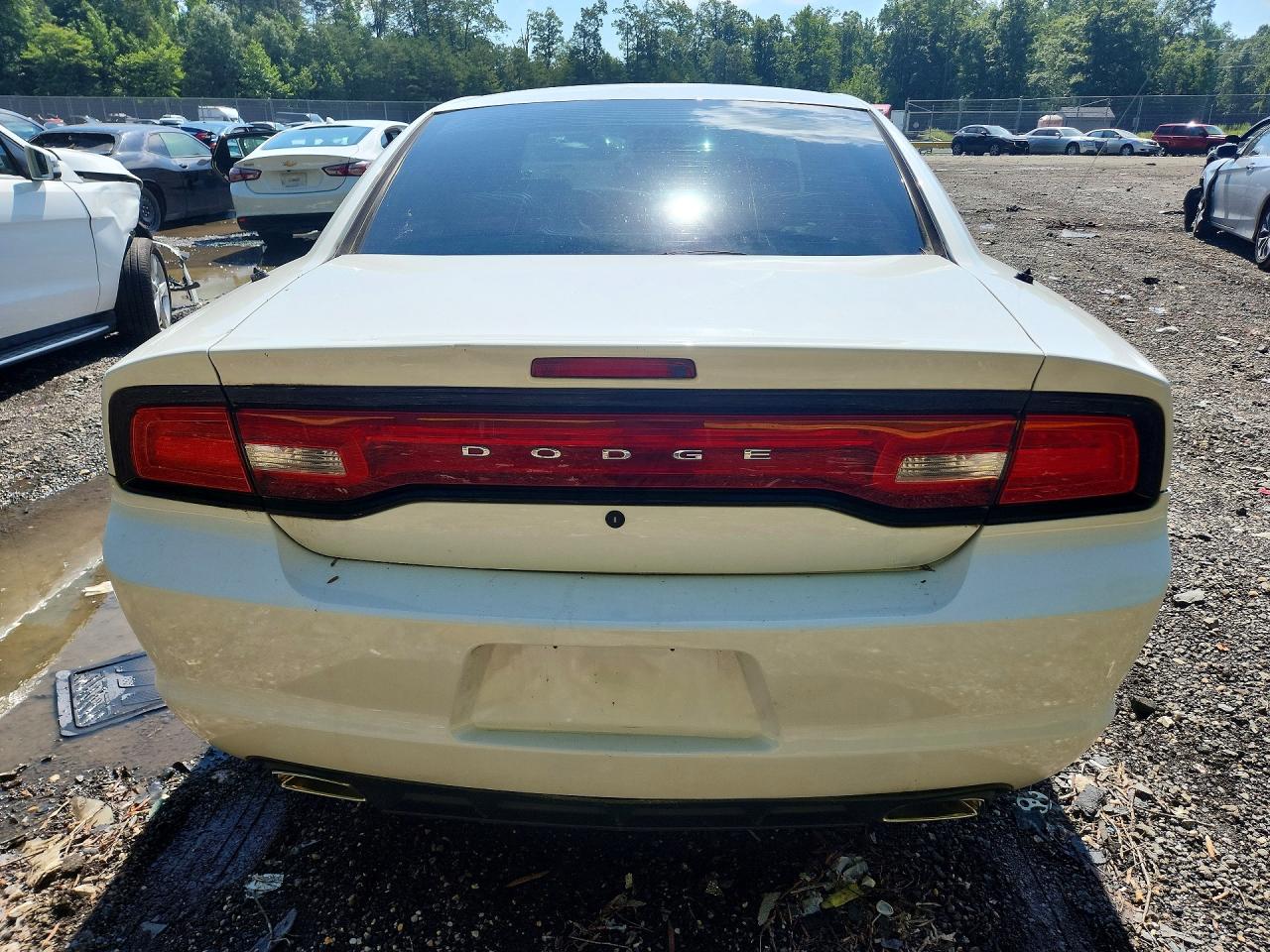 2012 Dodge Charger Police White vin: 2C3CDXAG7CH304422