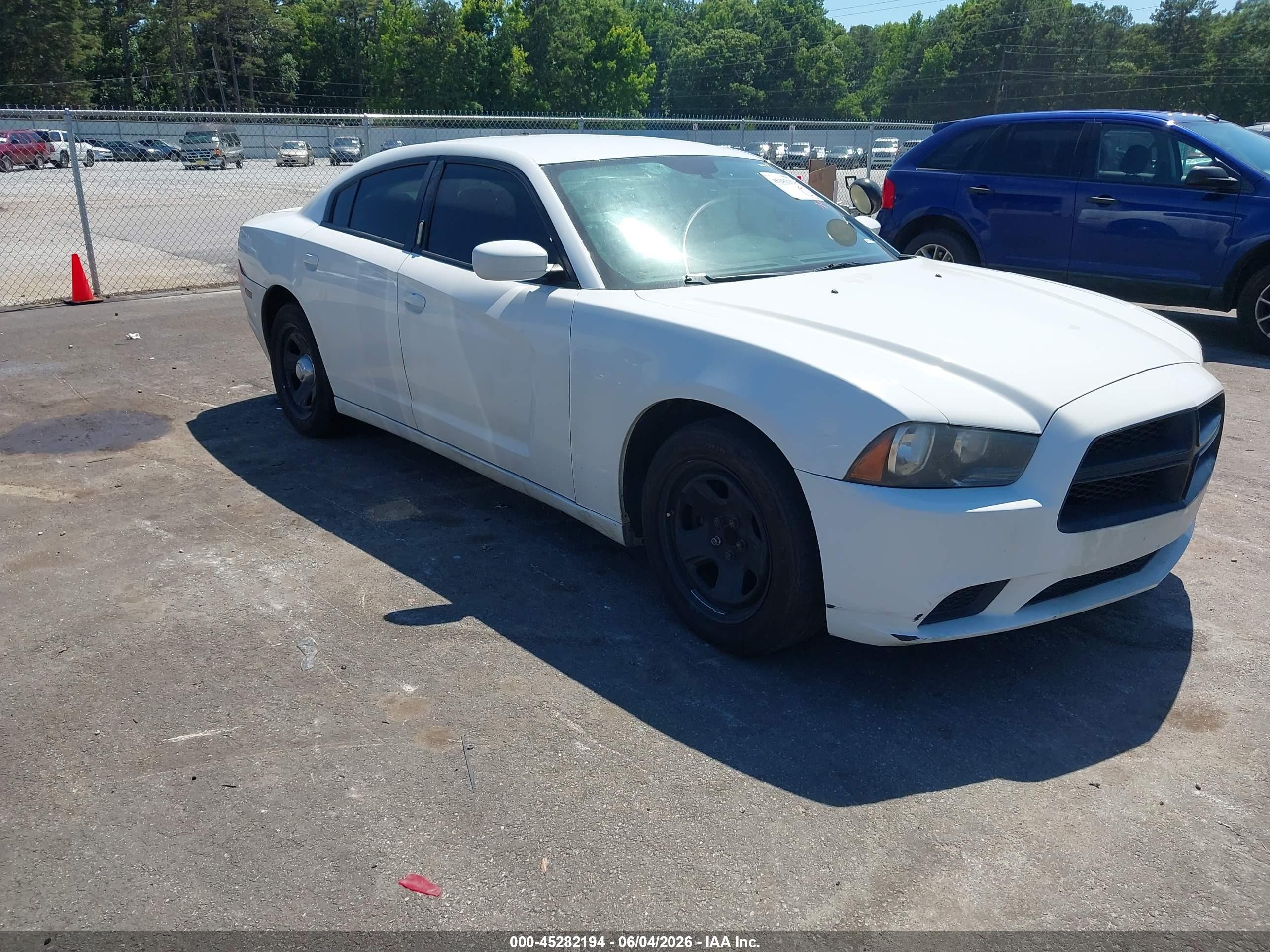 2013 Dodge Charger Police White vin: 2C3CDXAG7DH721153