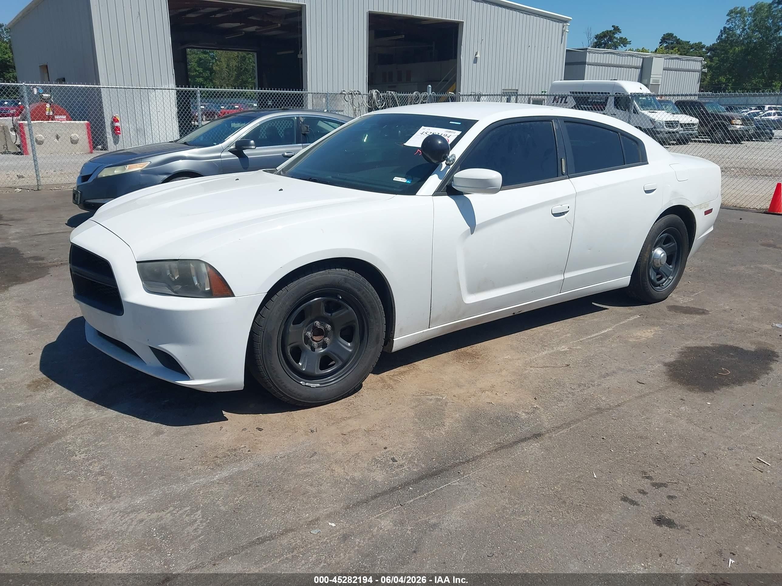 2013 Dodge Charger Police White vin: 2C3CDXAG7DH721153