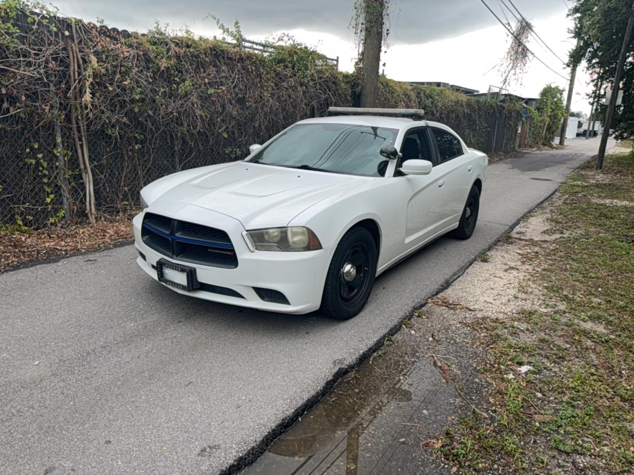 2014 Dodge Charger Police White vin: 2C3CDXAG7EH124781