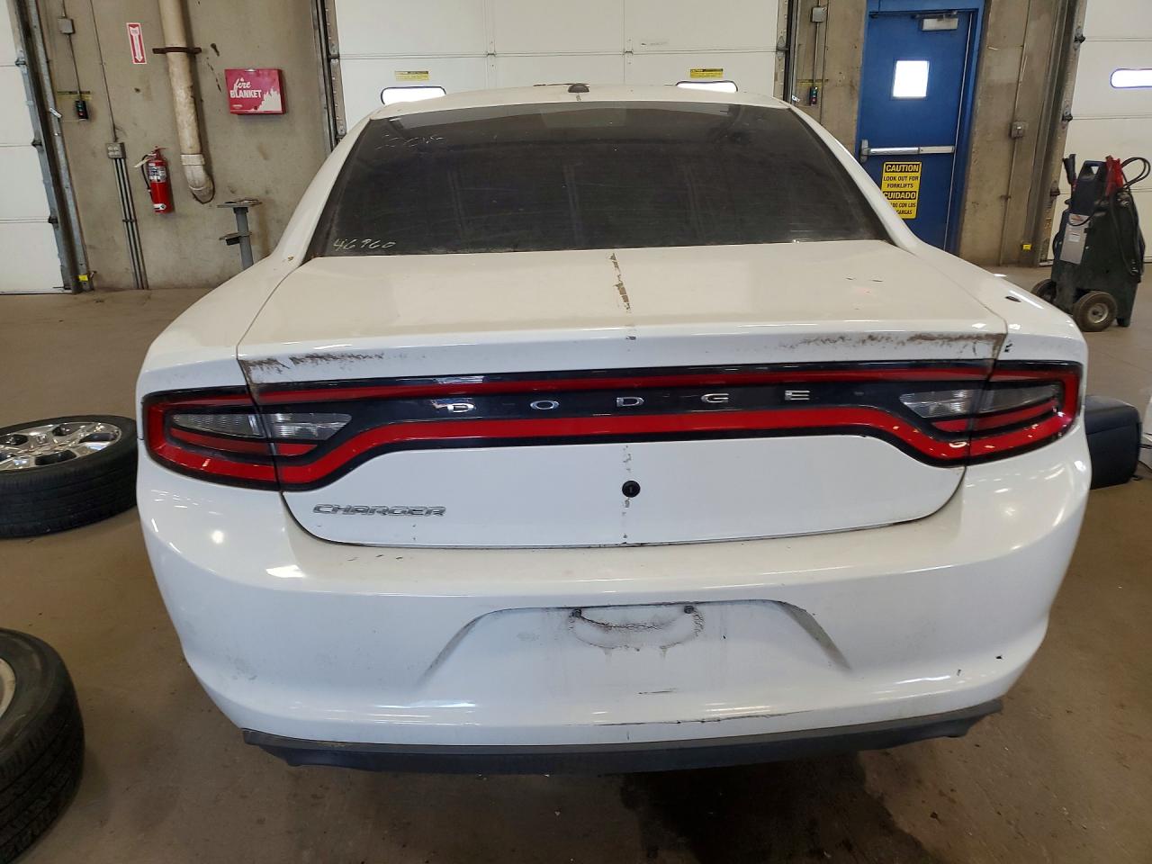 2015 Dodge Charger Police Белый vin: 2C3CDXAG7FH762370