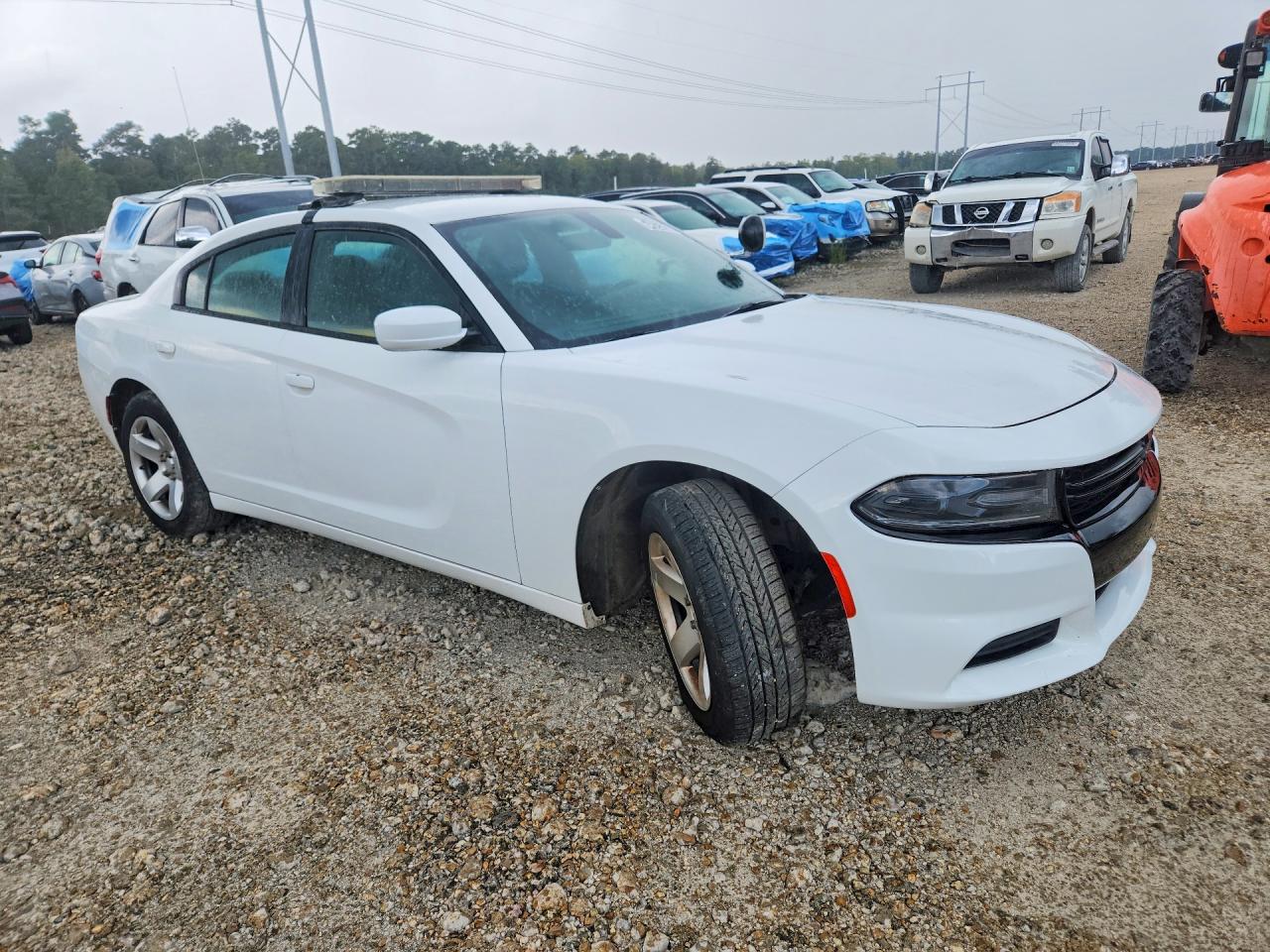 2019 Dodge Charger Police White vin: 2C3CDXAG7KH544570