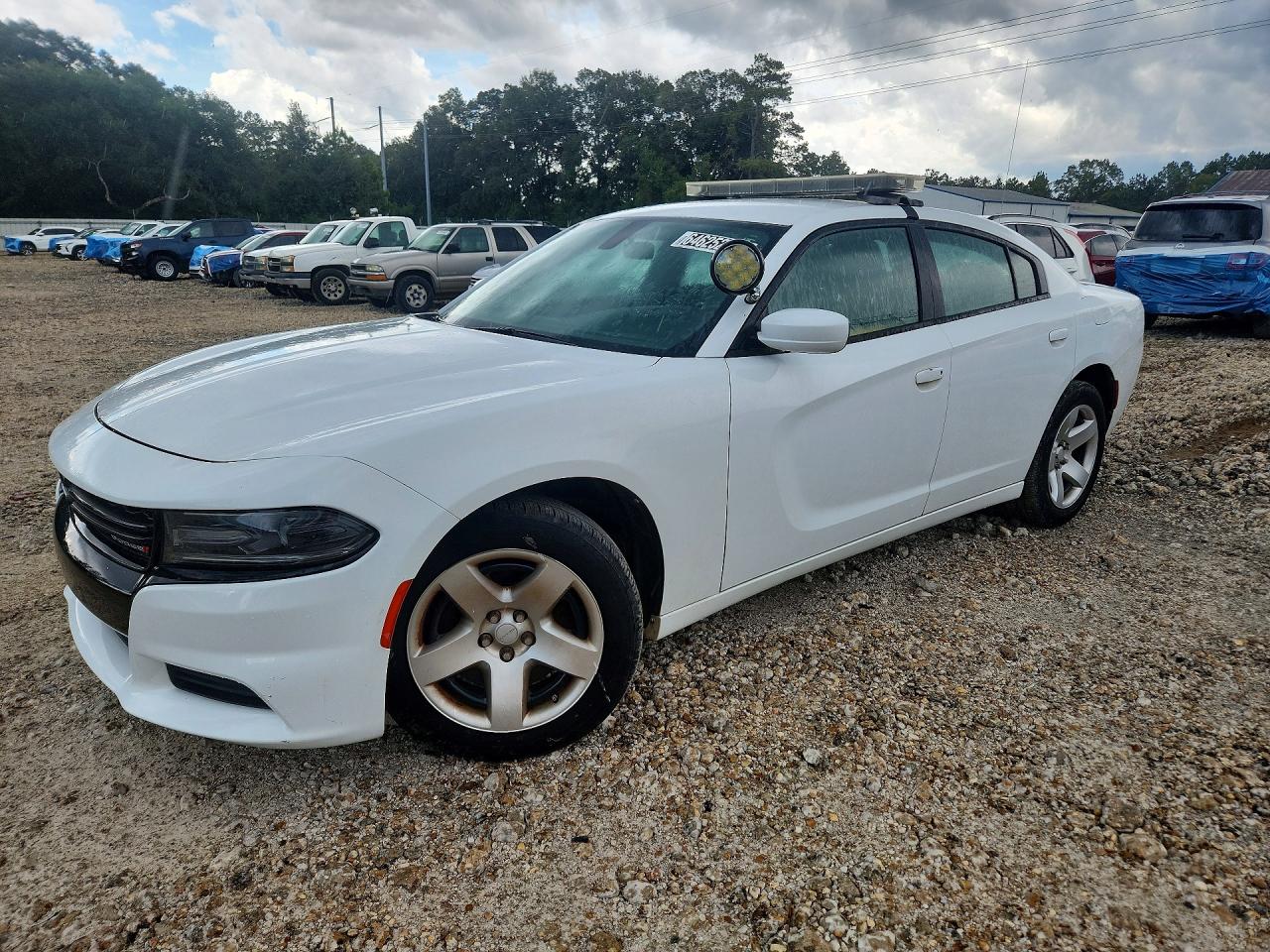 2019 Dodge Charger Police White vin: 2C3CDXAG7KH544570