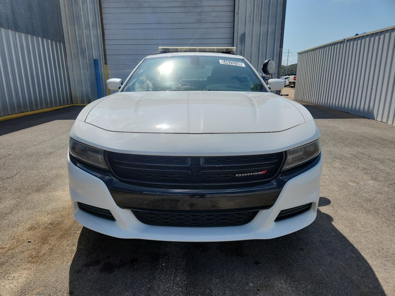 2019 Dodge Charger Police White vin: 2C3CDXAG7KH544570 Damage: Front Bumper, Light Scratch, > 12 Inches