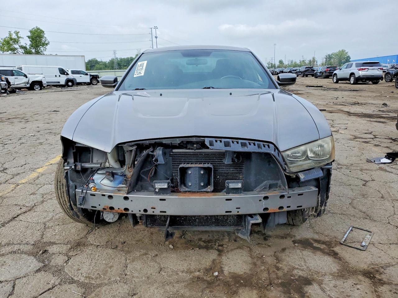 2012 Dodge Charger Police Silver vin: 2C3CDXAG8CH145166