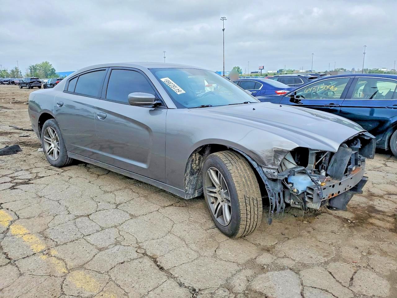 2012 Dodge Charger Police Silver vin: 2C3CDXAG8CH145166